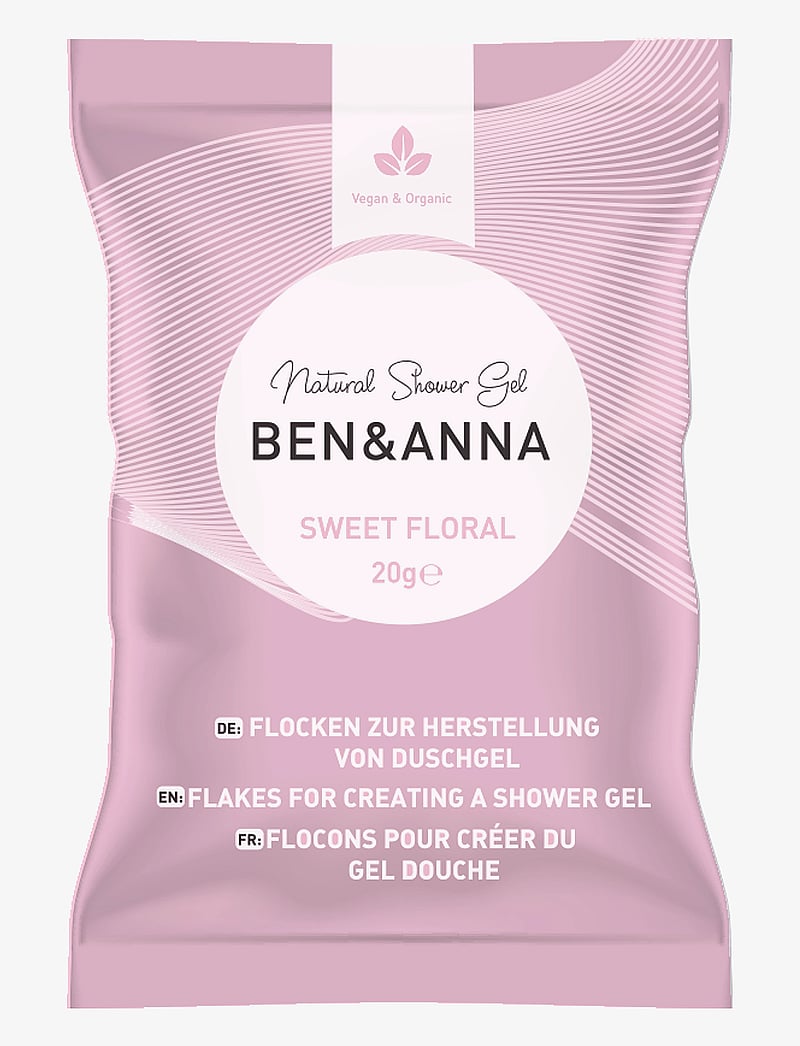 Ben & Anna - Ben & Anna Shower Gel Flakes - sweet floral - 0