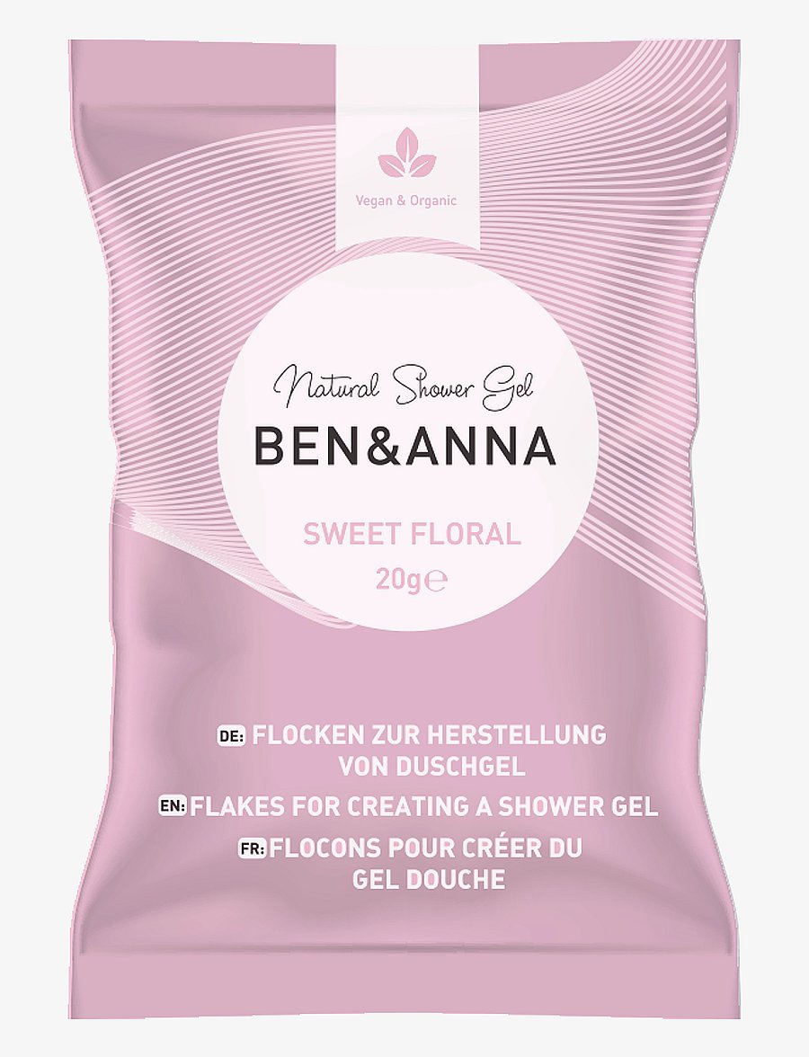 Ben & Anna - Ben & Anna Shower Gel Flakes - sweet floral - 0