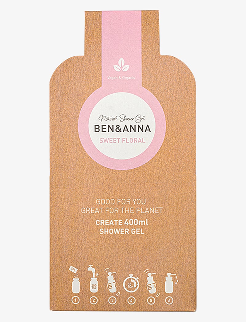 Ben & Anna - Ben & Anna Shower Gel Flakes - sweet floral - 1