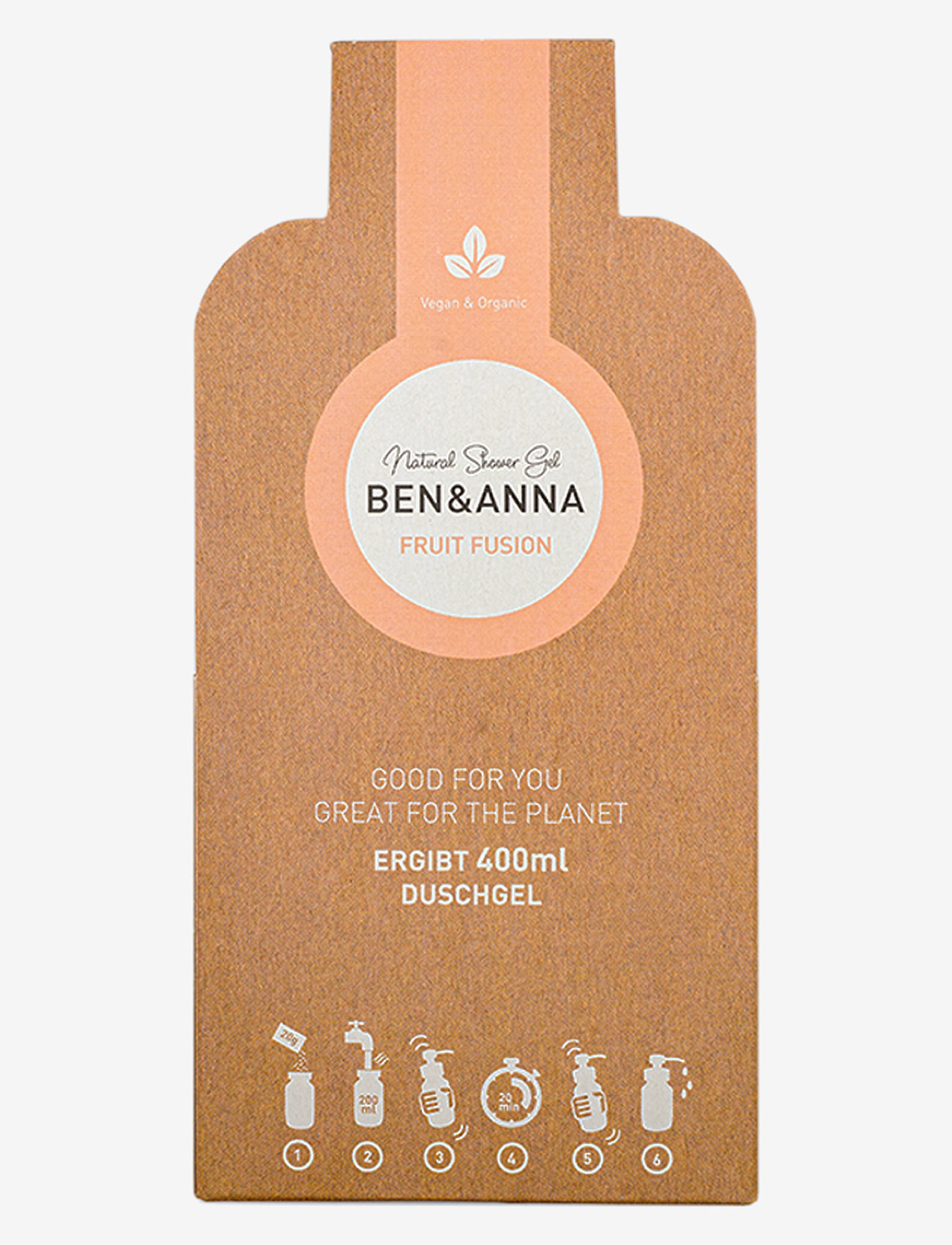 Ben & Anna - Ben & Anna Shower Gel Flakes - shower gel & bruseolier - fruit fusion - 1