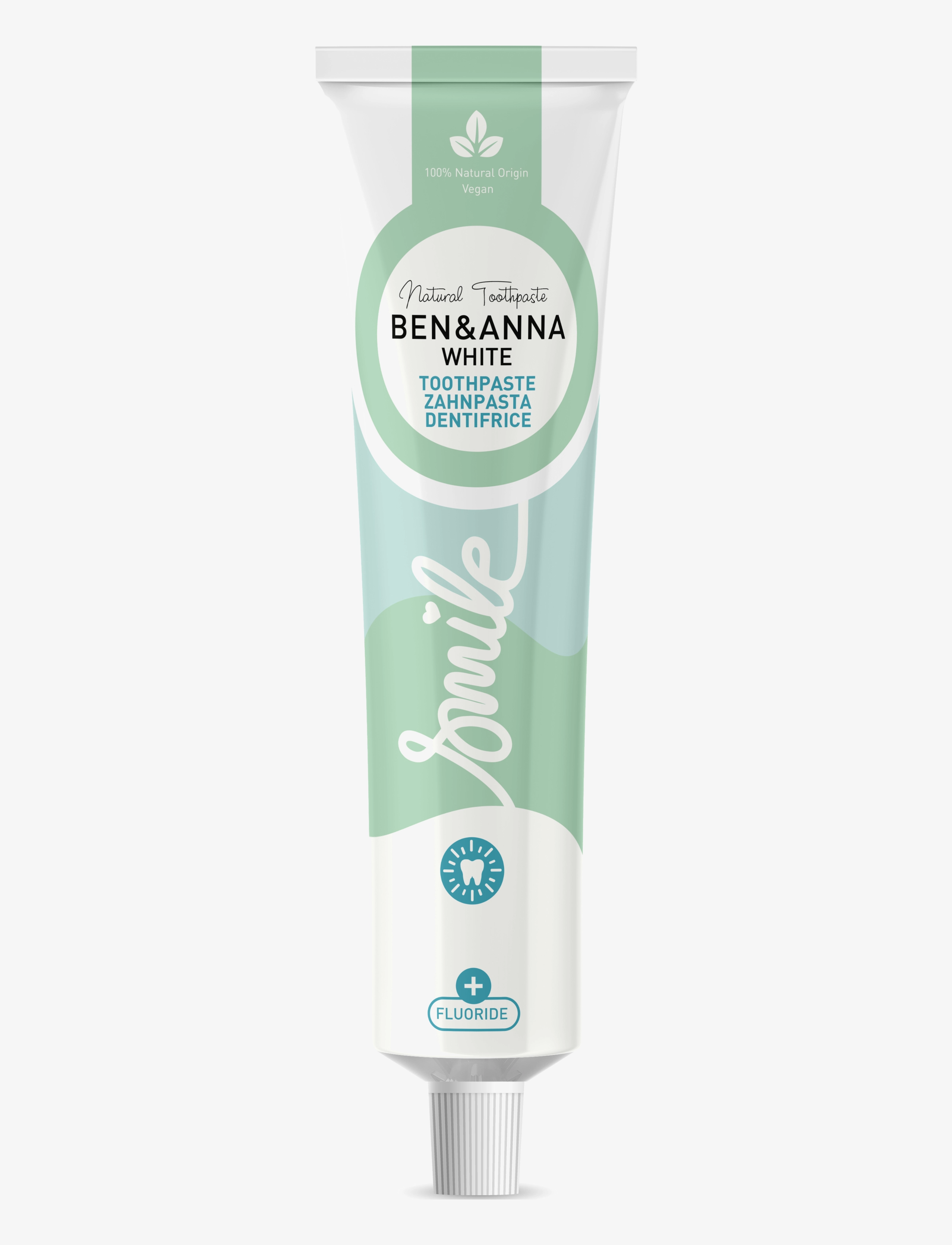 Ben & Anna Toothpaste, Tandpasta, Nude, Str: 75 ml