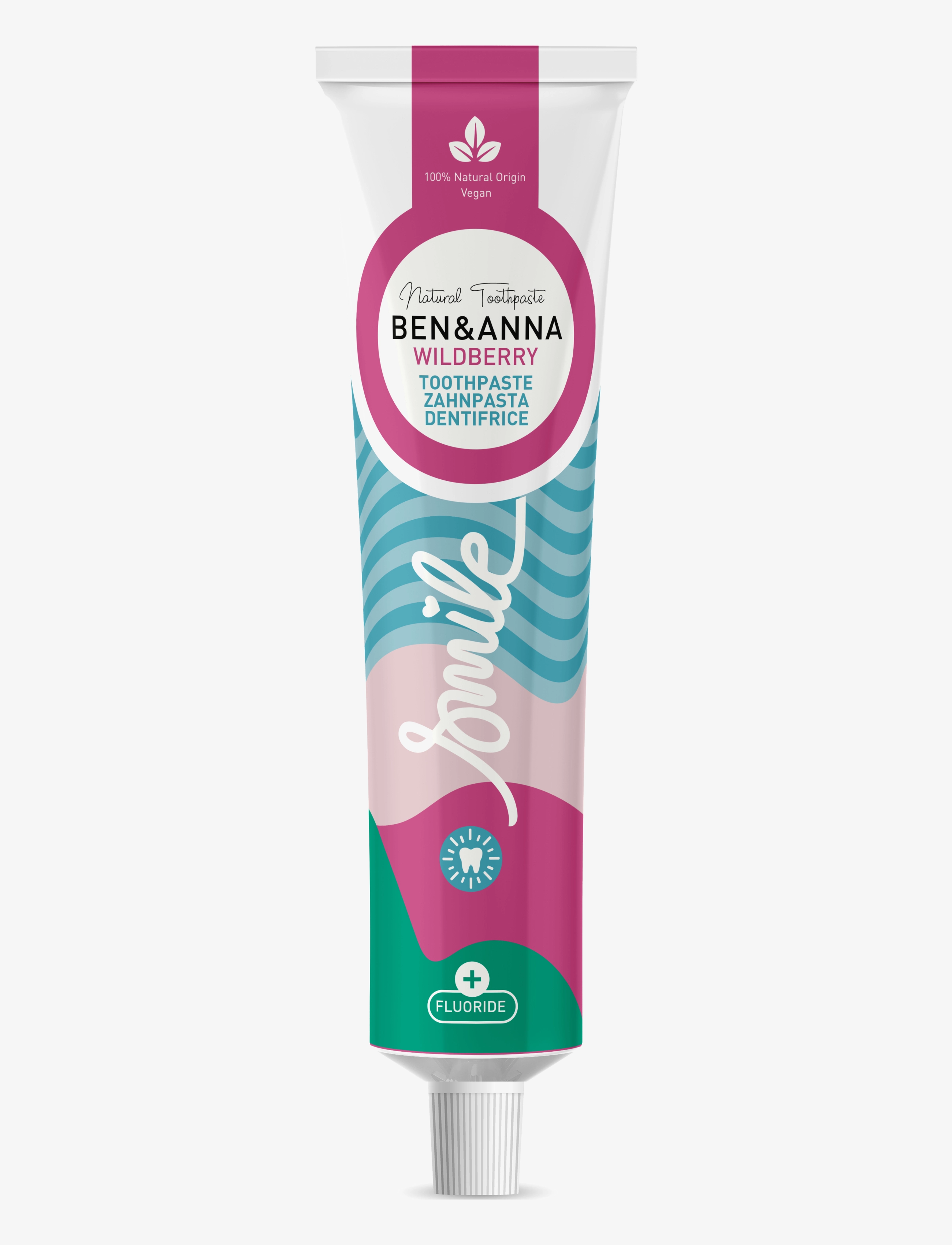 Ben & Anna Ben & Anna Toothpaste - Munhygien - WILD BERRY / clear