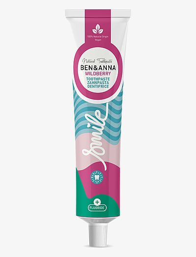 Ben & Anna Ben & Anna Toothpaste - Tandkräm - WILD BERRY / clear
