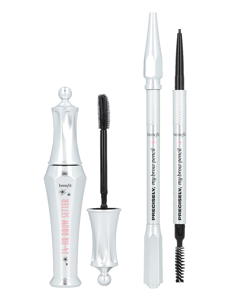 Benefit Cosmetics - Precisely 24H Brow Setter Duo - gåvoset - dark brown - 0