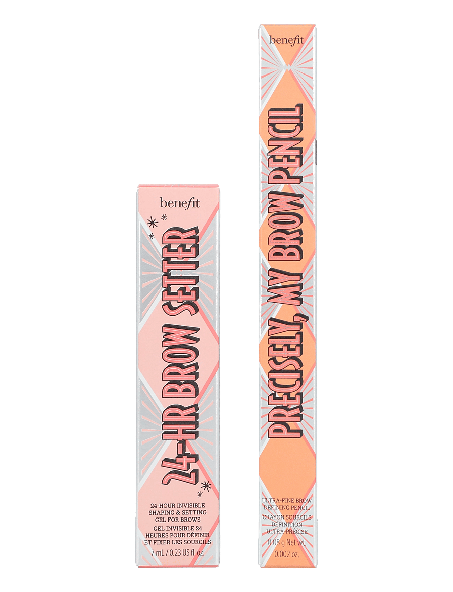 Benefit Cosmetics - Precisely 24H Brow Setter Duo - gåvoset - dark brown - 2
