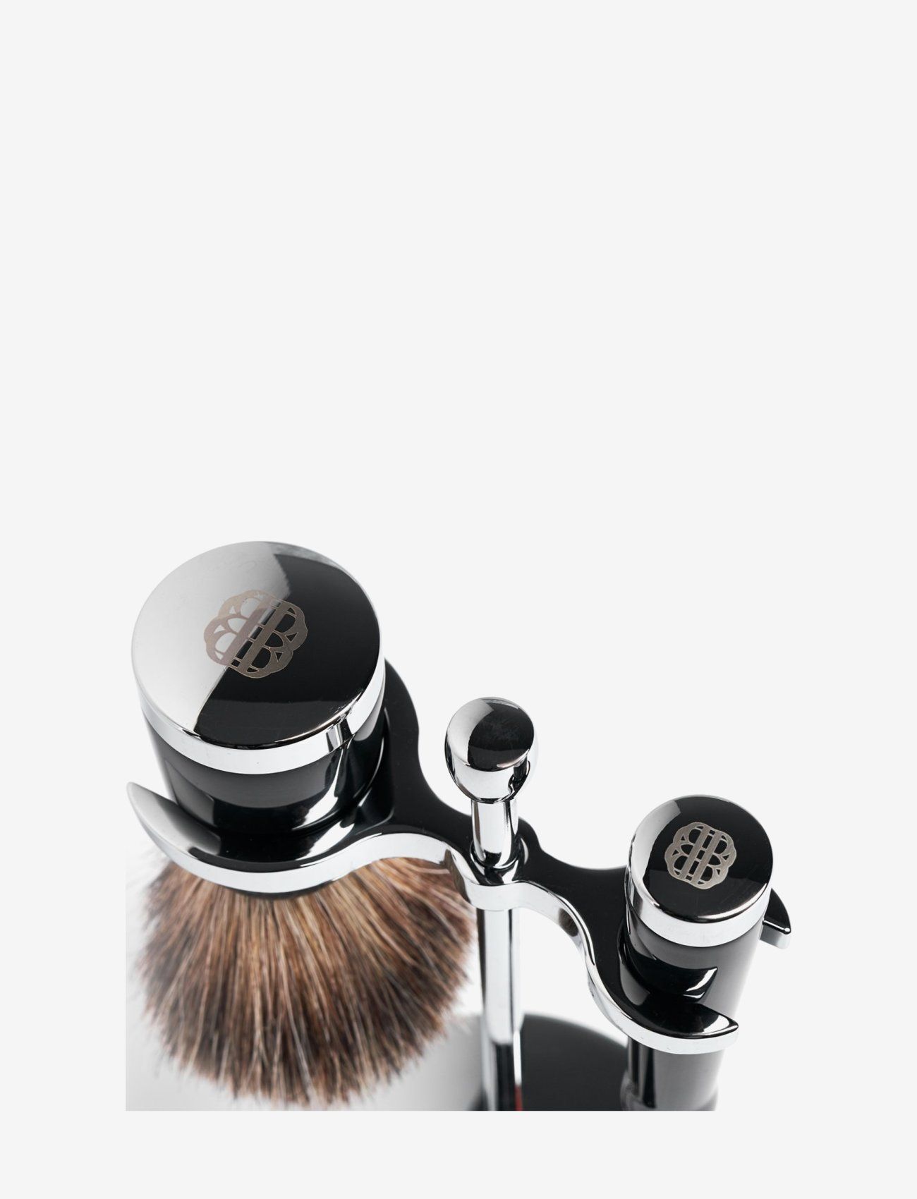 Benjamin Barber - Benjamin Barber Classic 3-piece Shaving Set Ebony - Gillette Mach3 - Över 1000 kr - ebony - 1