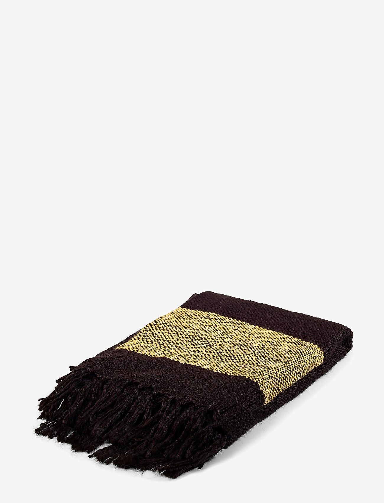 Bercato - Blanket - apklotai ir užtiesalai - black; gold - 0