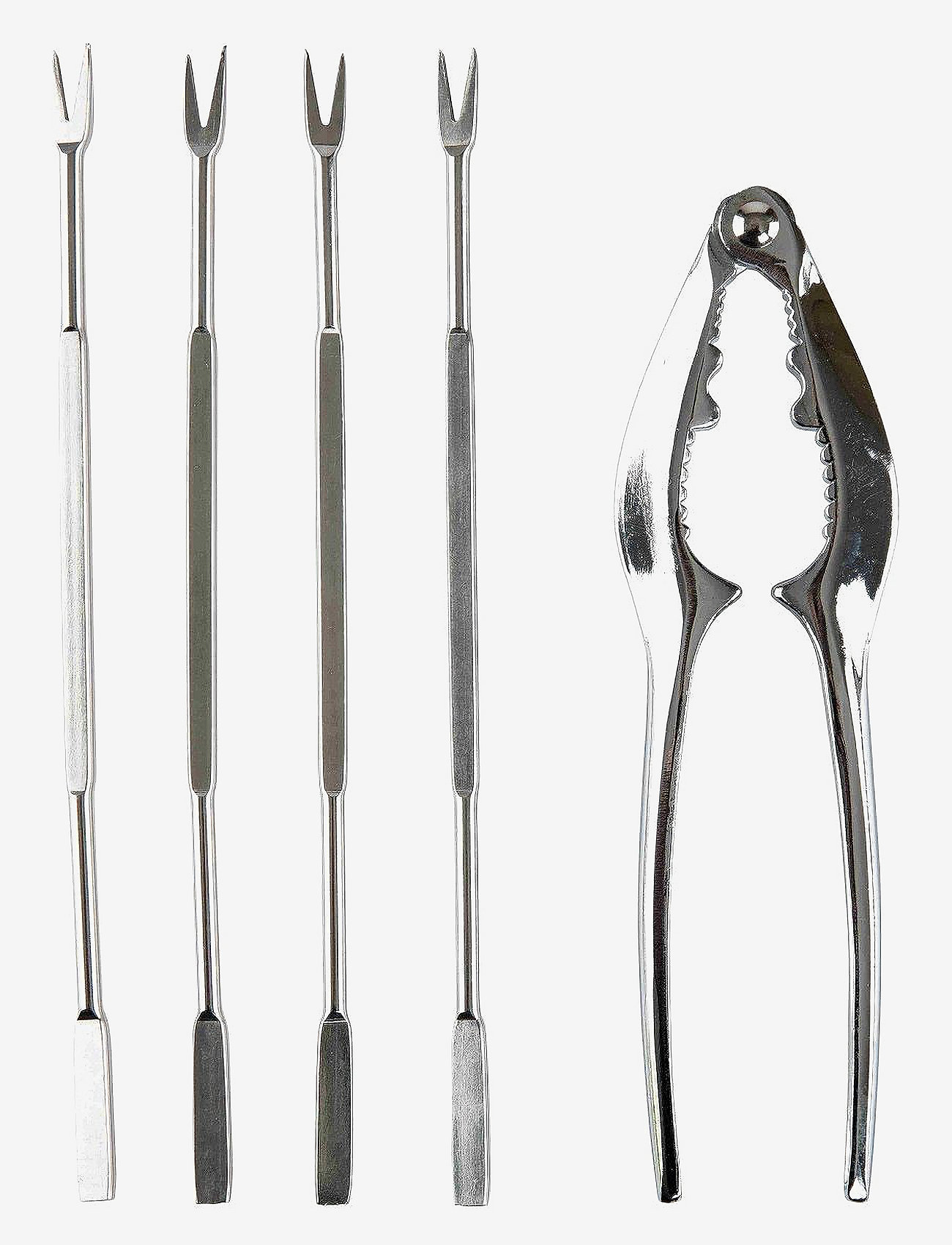 Bercato - Crayfish tools set By Bercato® - laveste priser - crome - 0