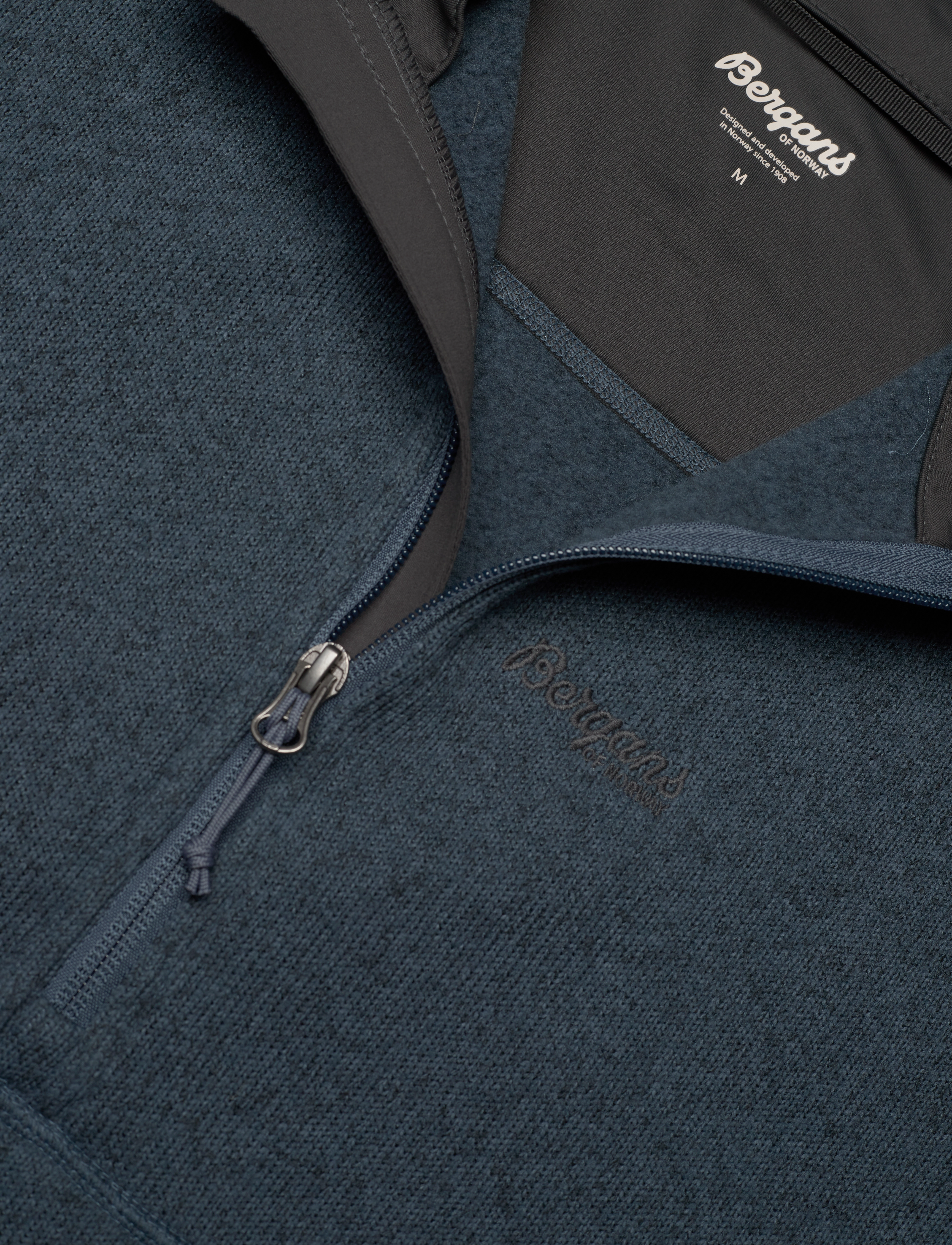 Bergans - Kamphaug Knitted Half Zip - orion blue - 2