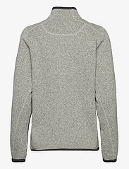 Bergans - Kamphaug Knitted W Half Zip Brick/Orion Blue XL - mid layer jackets - chalk sand/green mud - 1