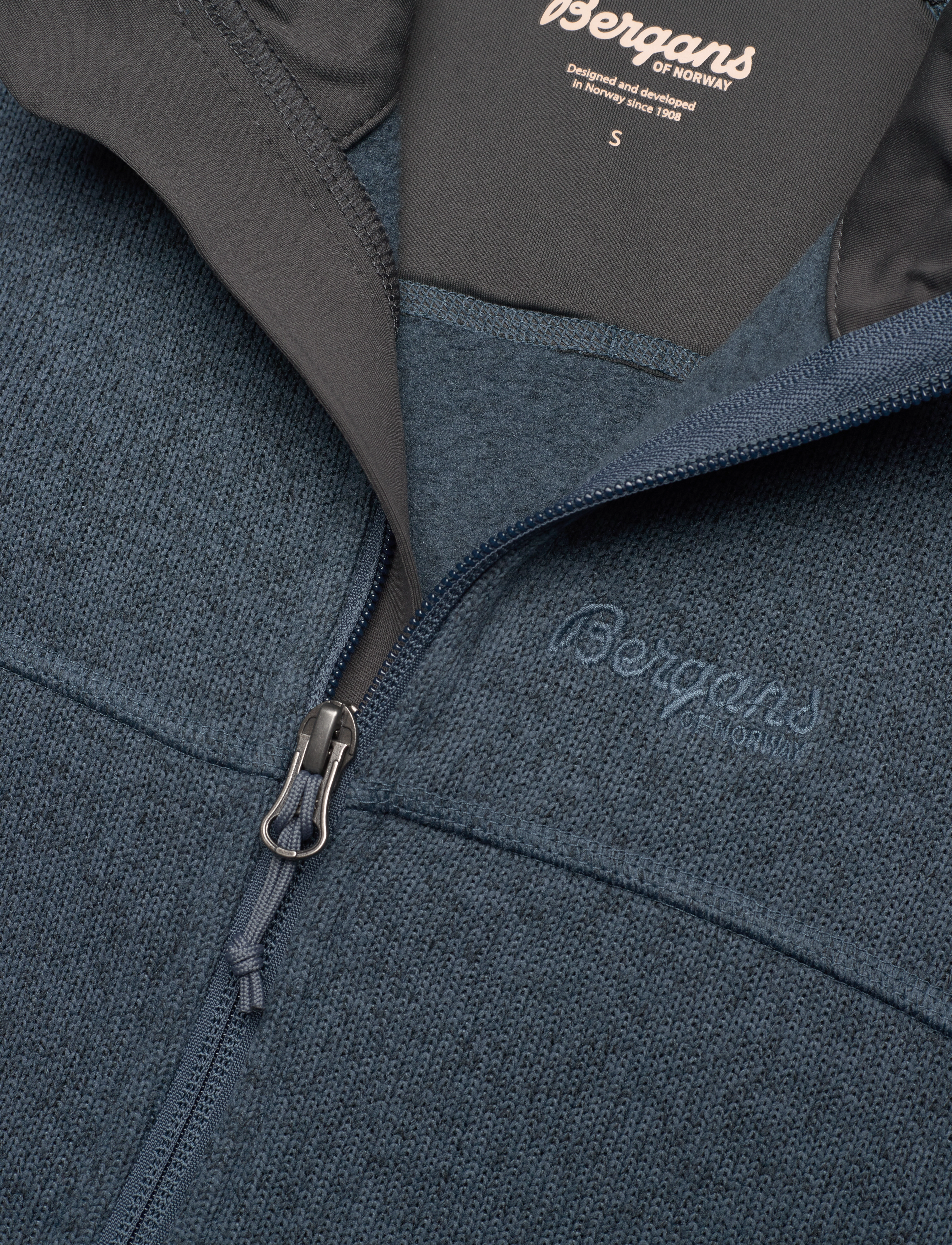 Bergans - Kamphaug Knitted W Half Zip Orion Blue XS - orion blue - 2