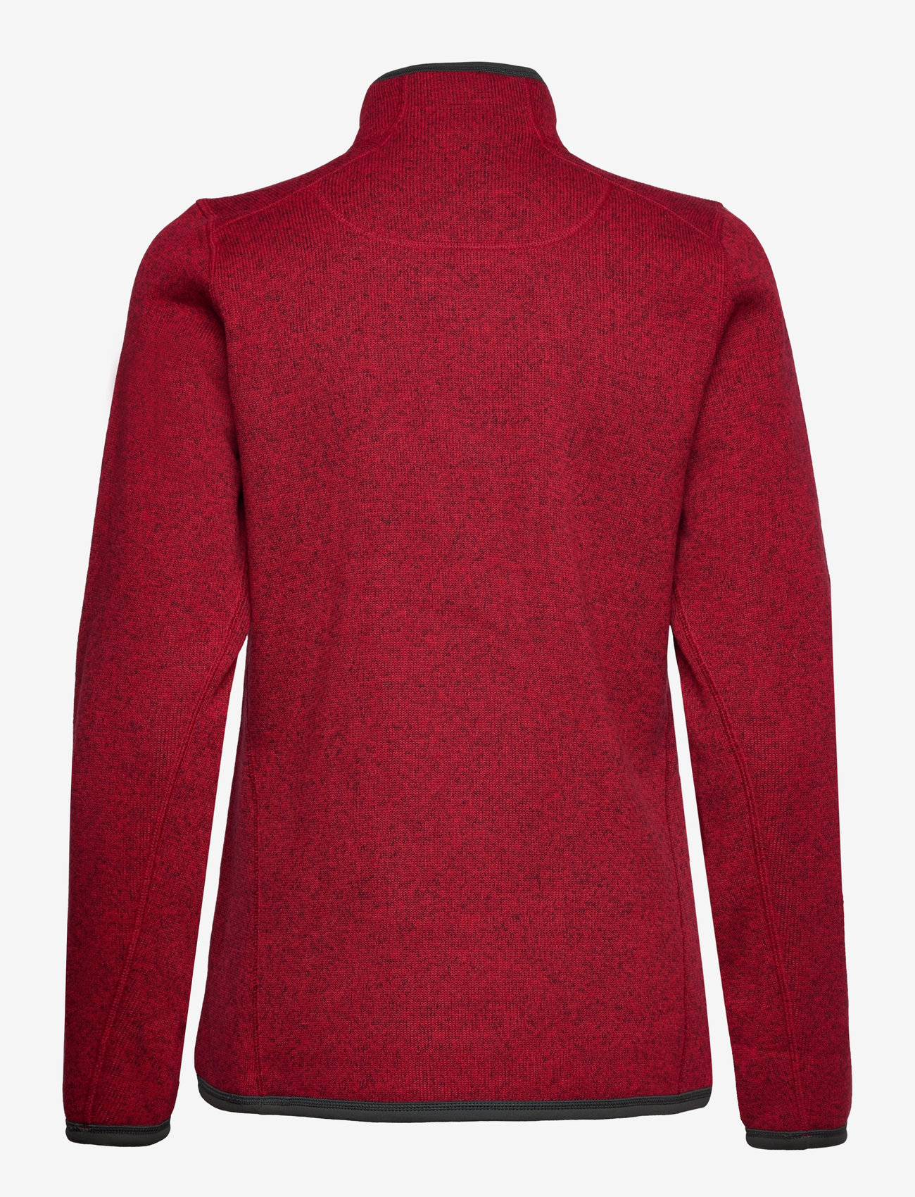 Bergans - Kamphaug Knitted W Half Zip Orion Blue XS - red/orion blue - 1