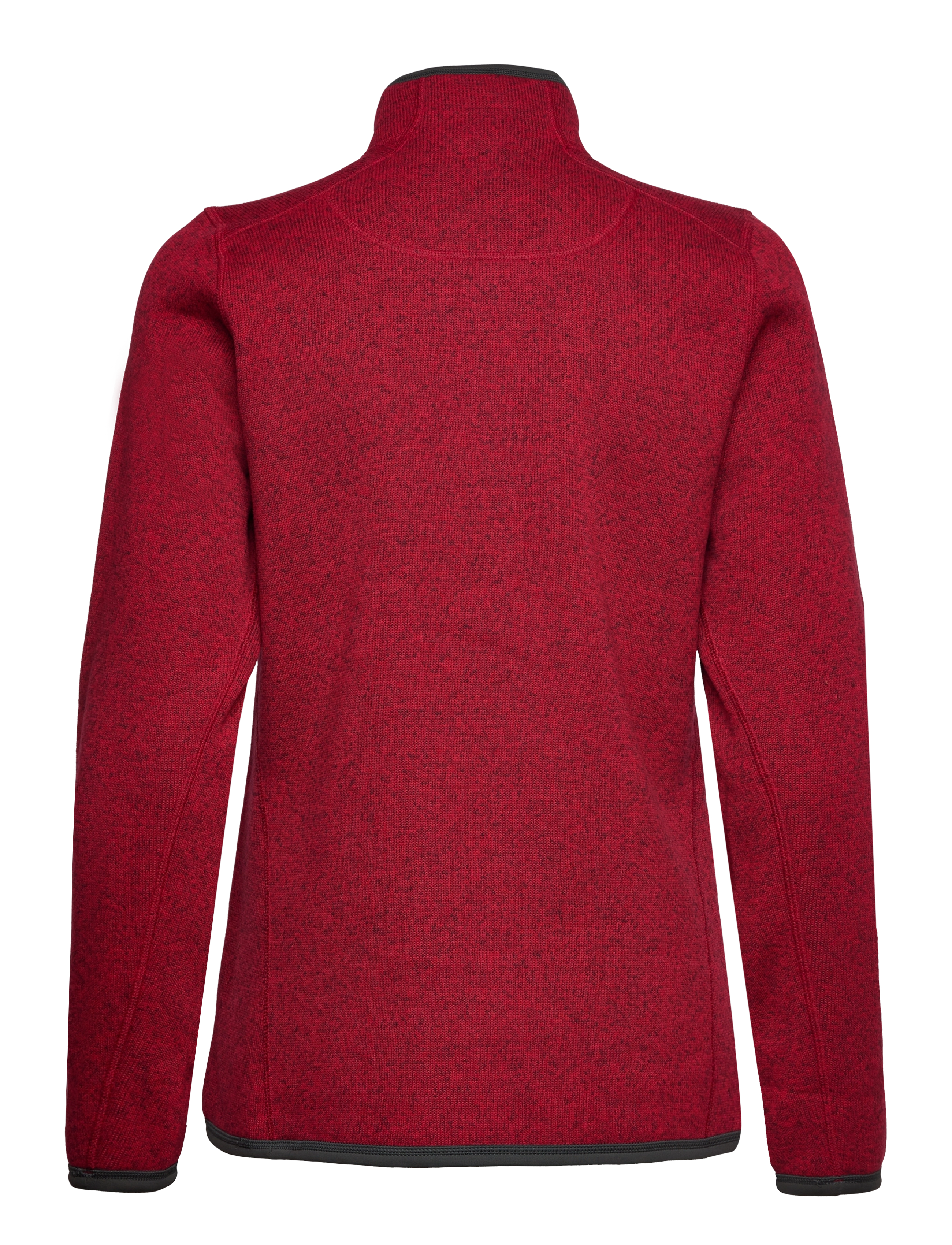 Bergans - Kamphaug Knitted W Half Zip Orion Blue XS - red/orion blue - 1