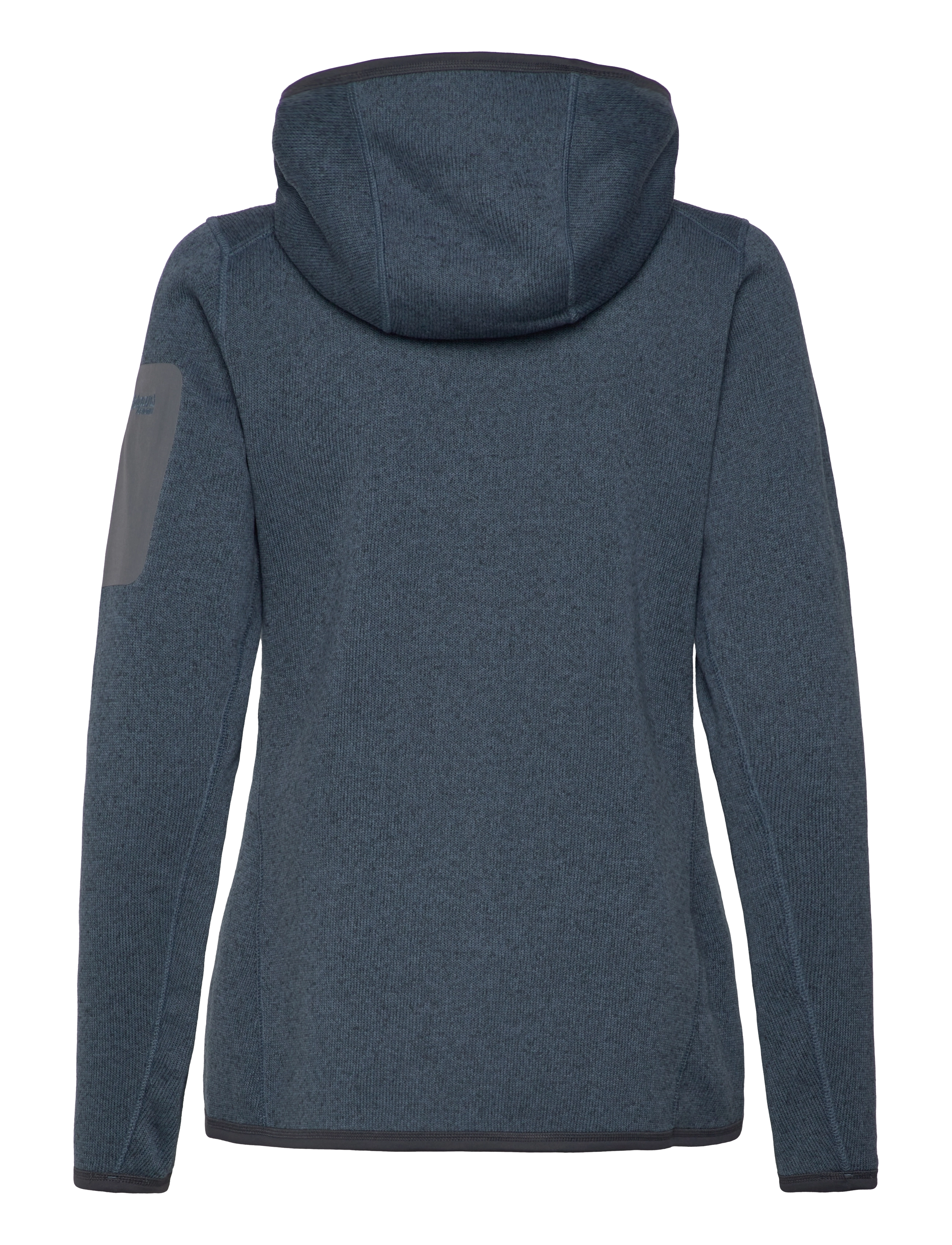 Bergans - Kamphaug Knitted W Hoodie Orion Blue XS - orion blue - 1