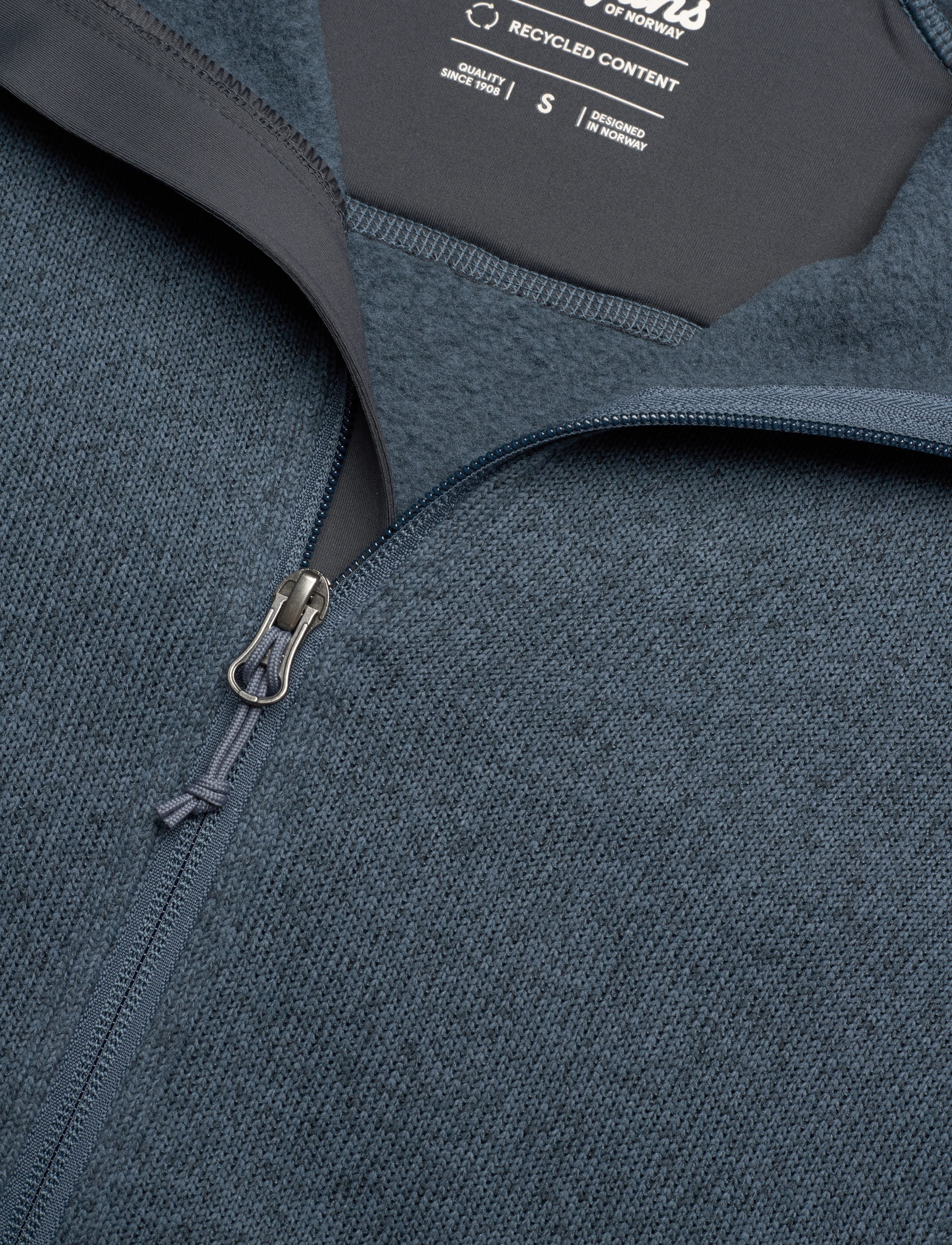 Bergans - Kamphaug Knitted W Hoodie Orion Blue XS - orion blue - 2