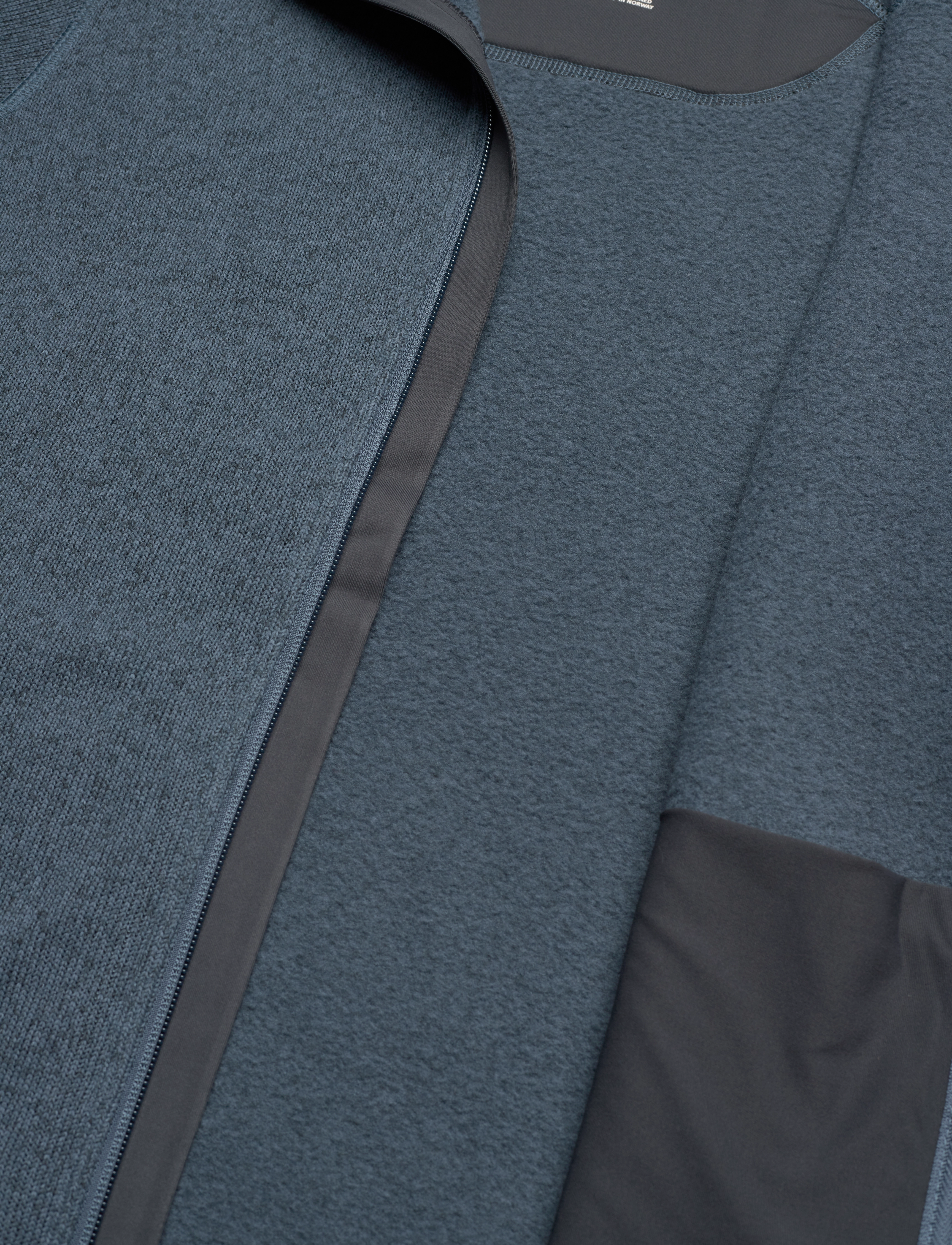 Bergans - Kamphaug Knitted W Hoodie Orion Blue XS - orion blue - 4