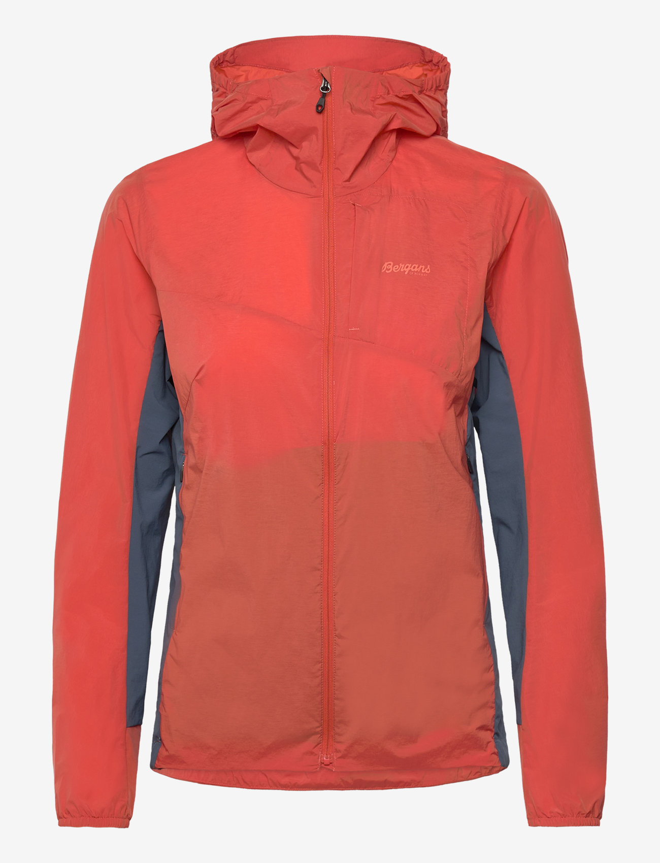 Bergans - Rabot Lt Windbreaker W Jacket Orion Blue XS - brick/orion blue - 0