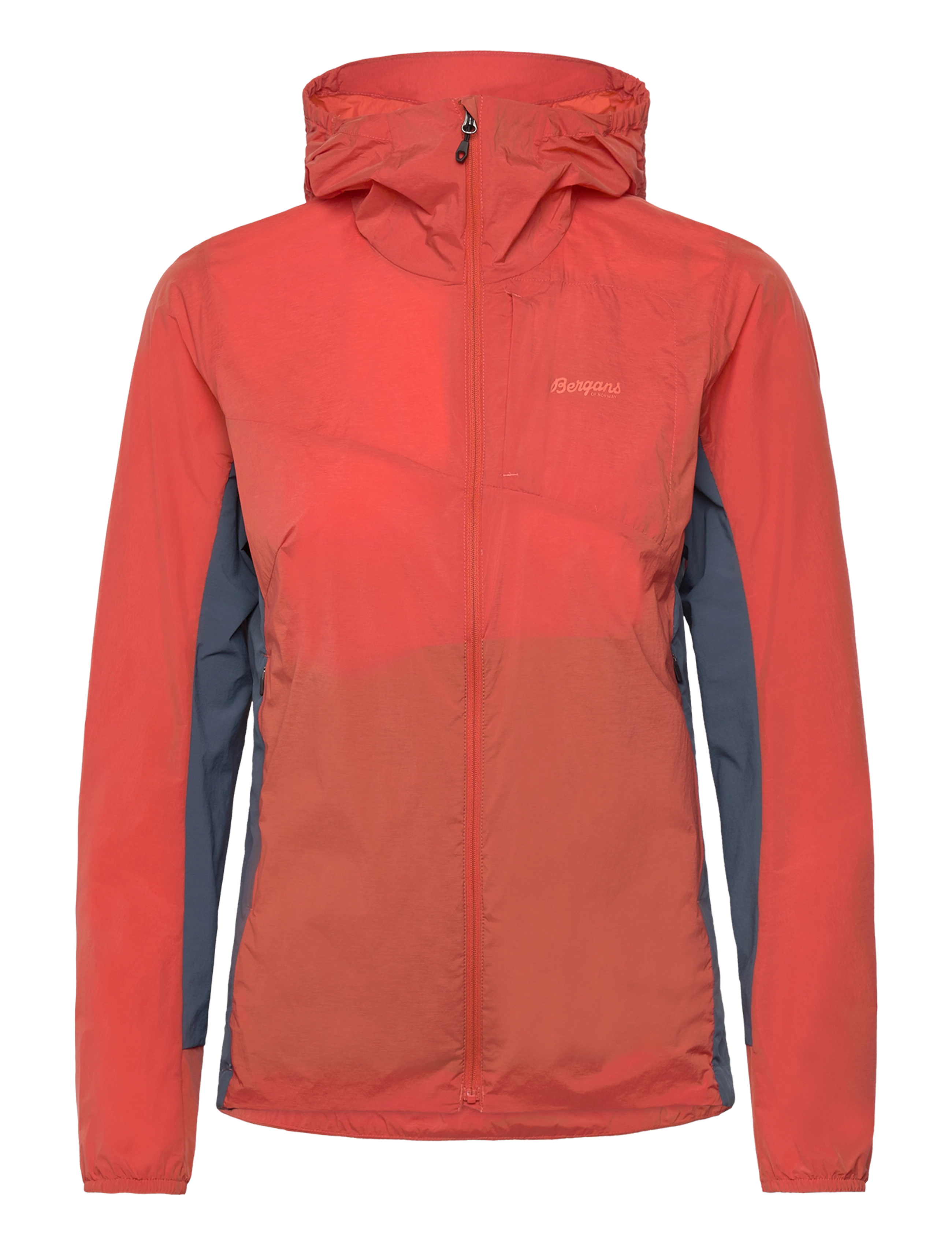 Bergans - Rabot Lt Windbreaker W Jacket Orion Blue XS - brick/orion blue - 0