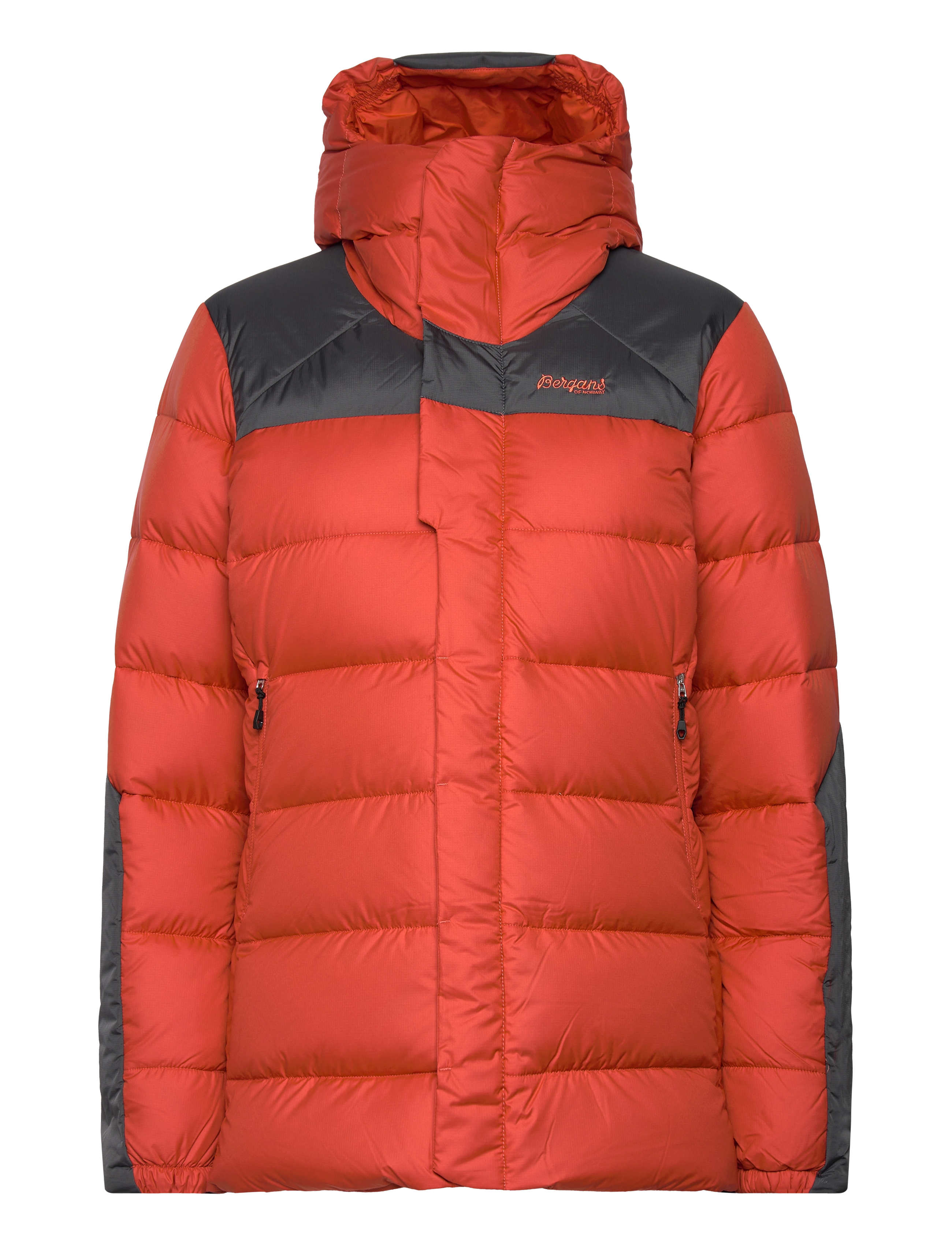 Røros Trekking Down W Jacket Brick/Solid Dark Grey L - BRICK/SOLID DARK GREY