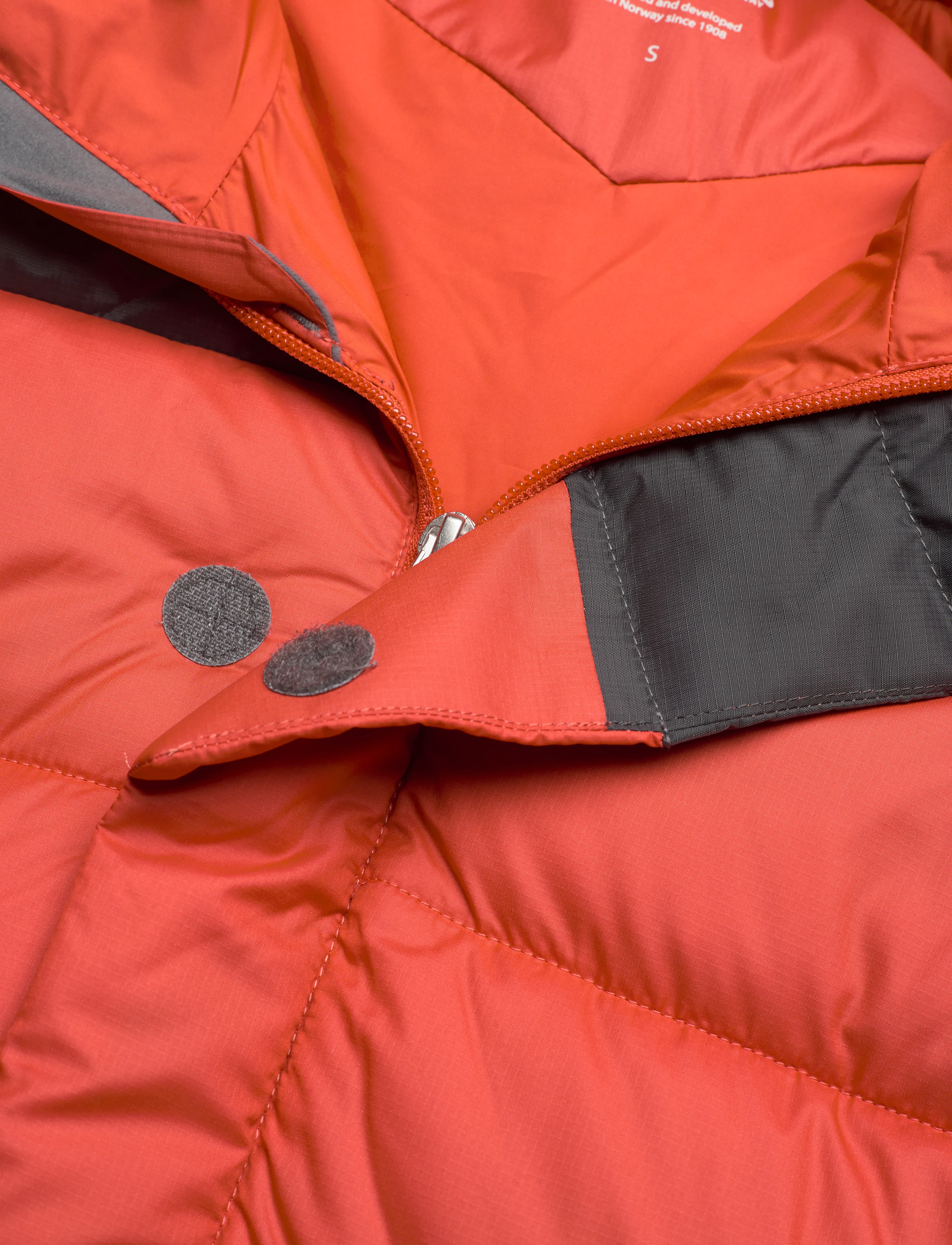 Bergans - Røros Trekking Down W Jacket Brick/Solid Dark Grey L - brick/solid dark grey - 2
