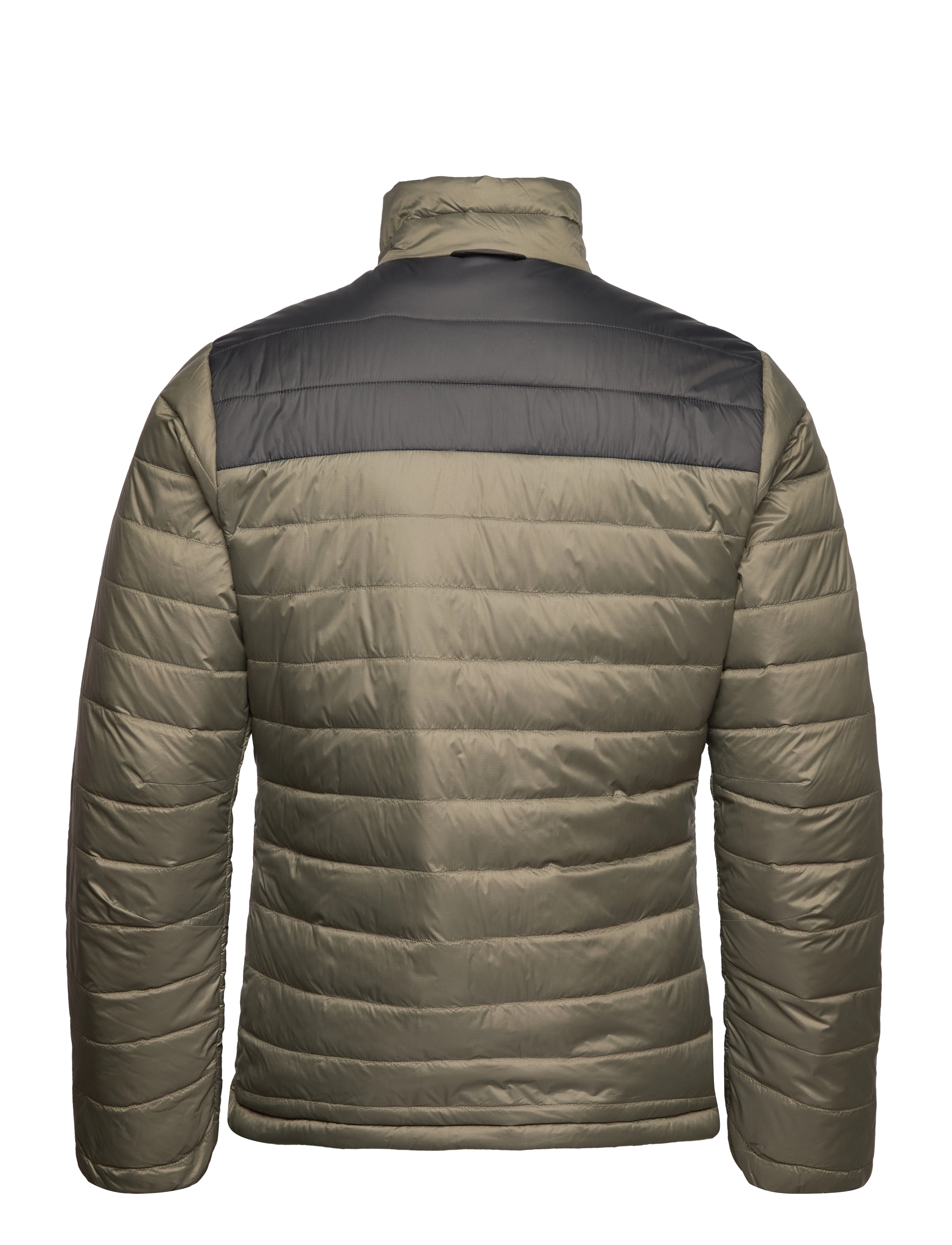 Bergans - Røros Box Down Light Jacket Strong Blue/Solid Charcoal L - green mud/solid charcoal - 1
