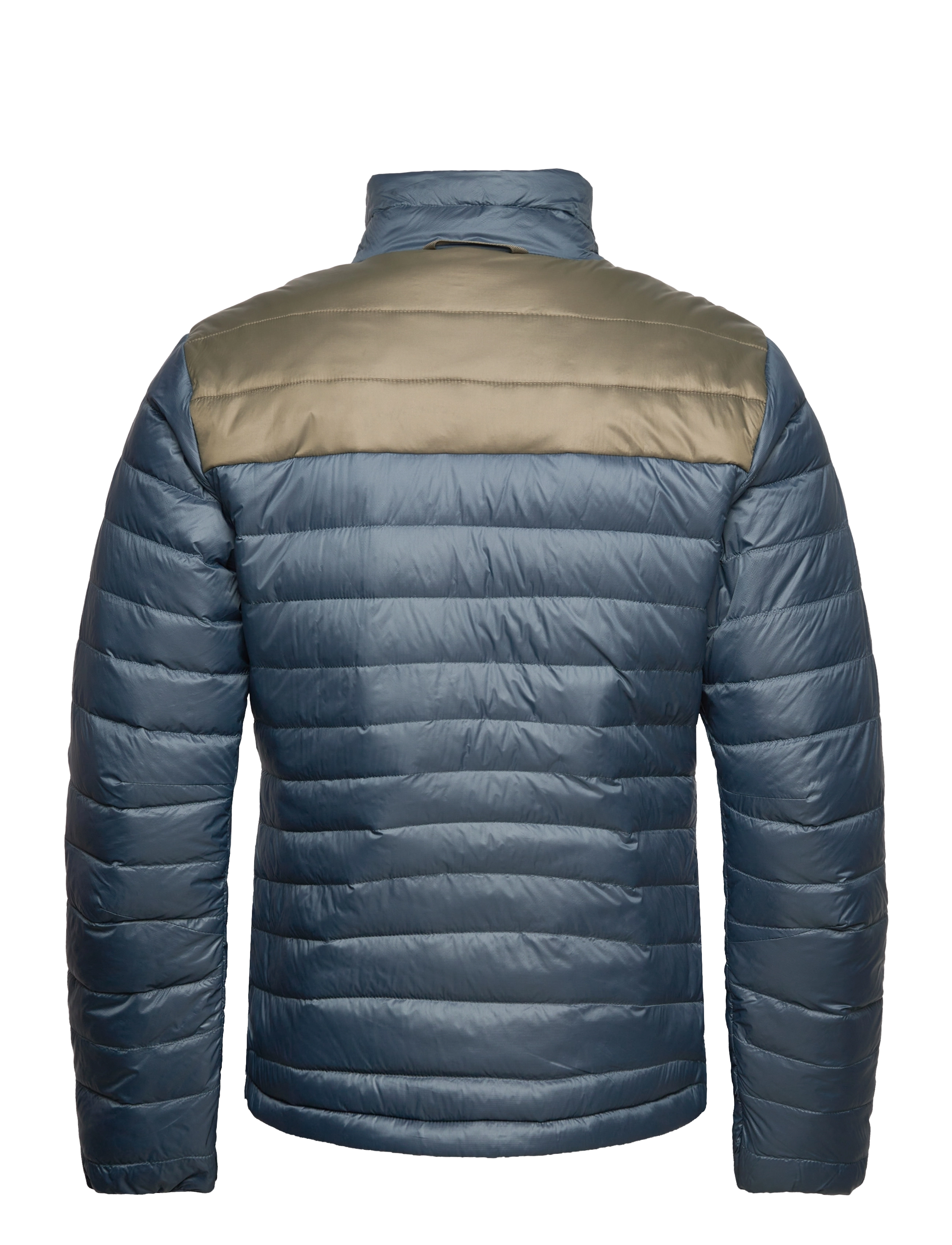 Bergans - Røros Box Down Light Jacket Strong Blue/Solid Charcoal L - orion blue/green mud - 1