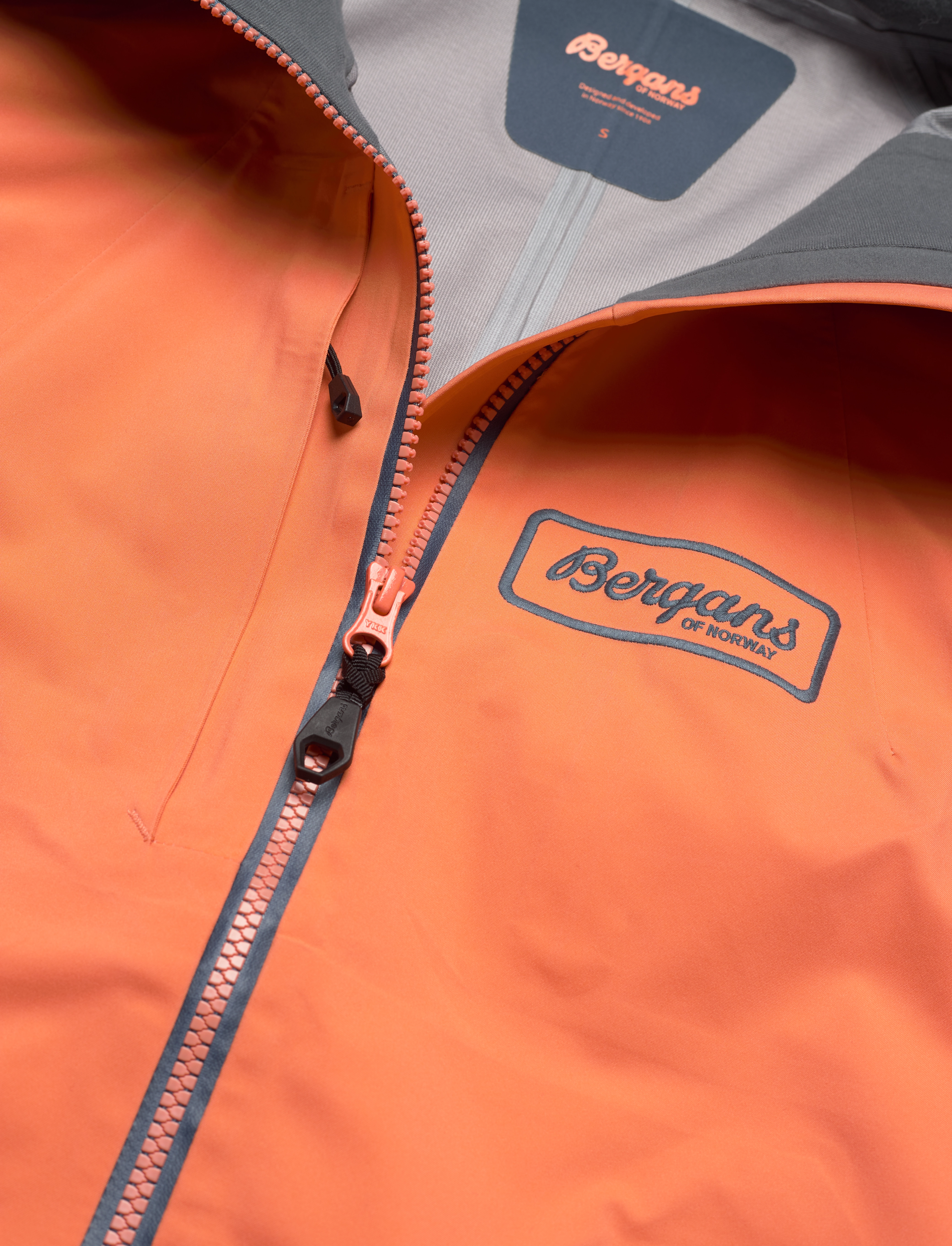 Bergans - Myrkdalen V2 3L W Jacket Cantaloupe/Orion Blue XS - cantaloupe/orion blue - 2