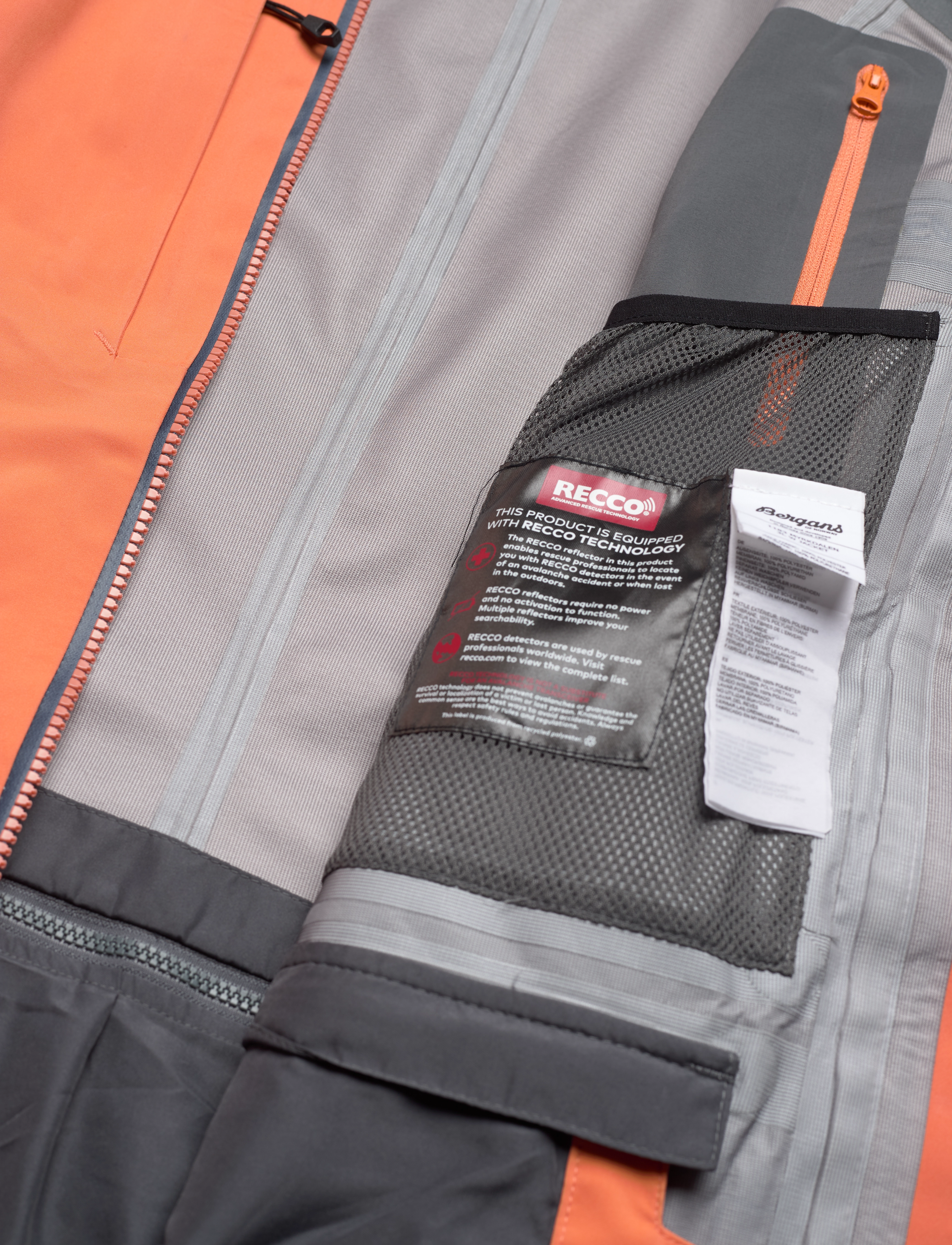 Bergans - Myrkdalen V2 3L W Jacket Cantaloupe/Orion Blue XS - cantaloupe/orion blue - 4