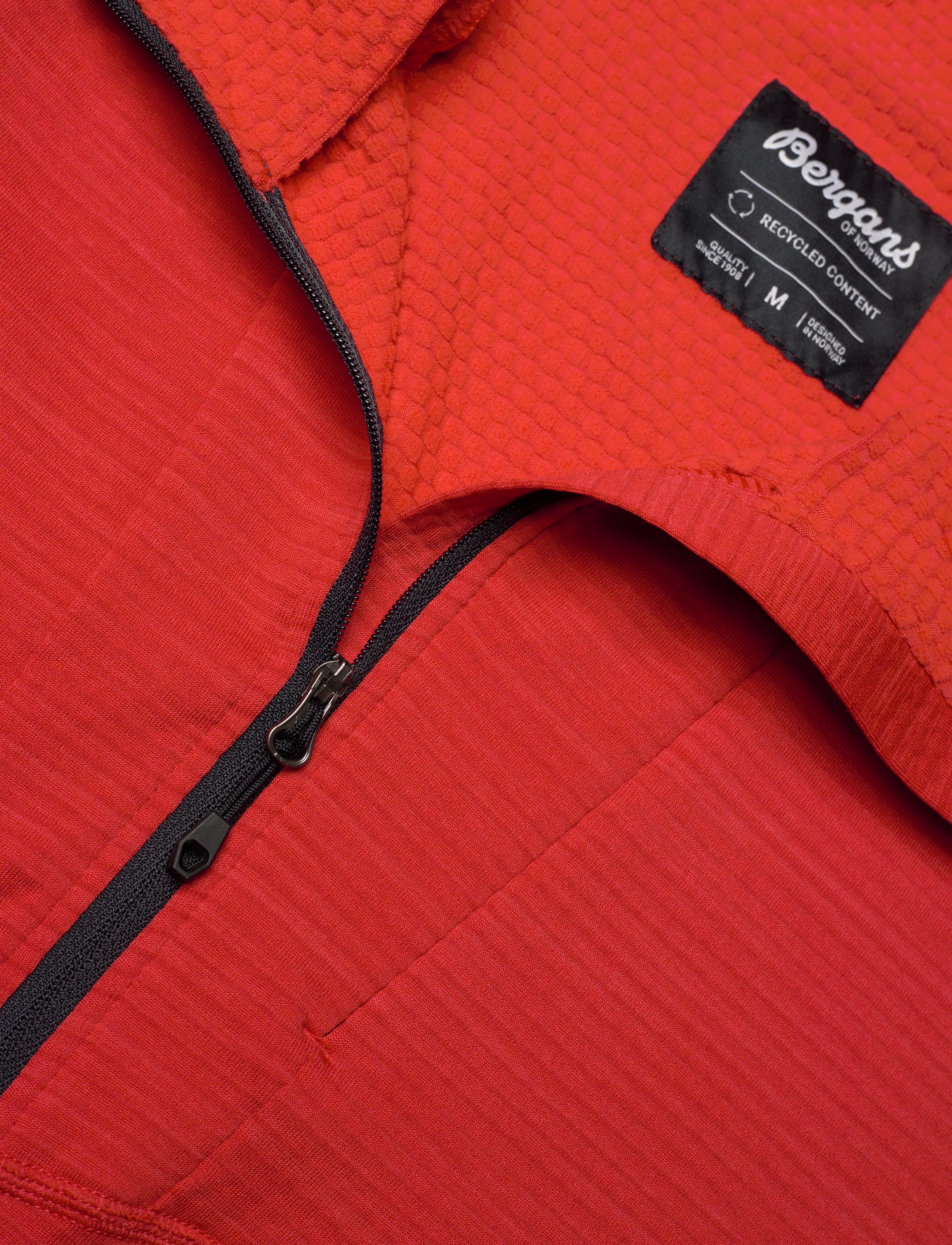 Bergans - Rabot Active Mid Hood Jacket Dark Brick S - dark brick - 2
