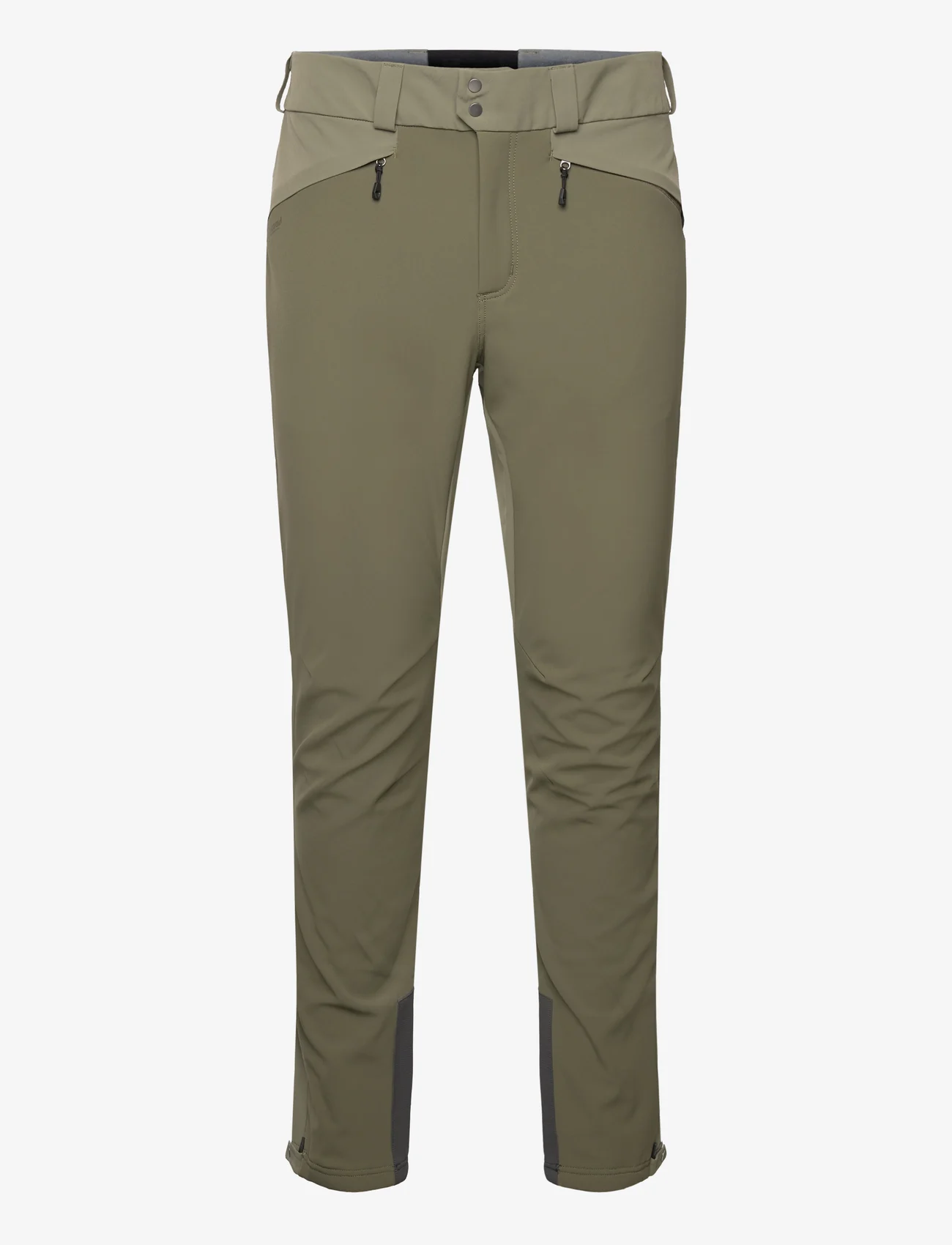 Bergans - Istjern Warm Flex Pant - spodnie narciarskie - dark green mud/green mud - 0