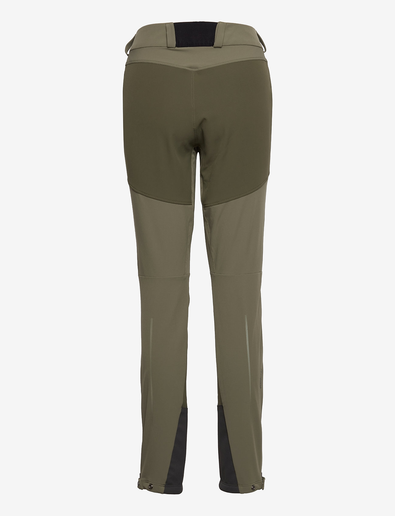 Bergans - Istjern Warm Flex W Pant Solid Charcoal XS - skiklær - dark green mud/green mud - 1