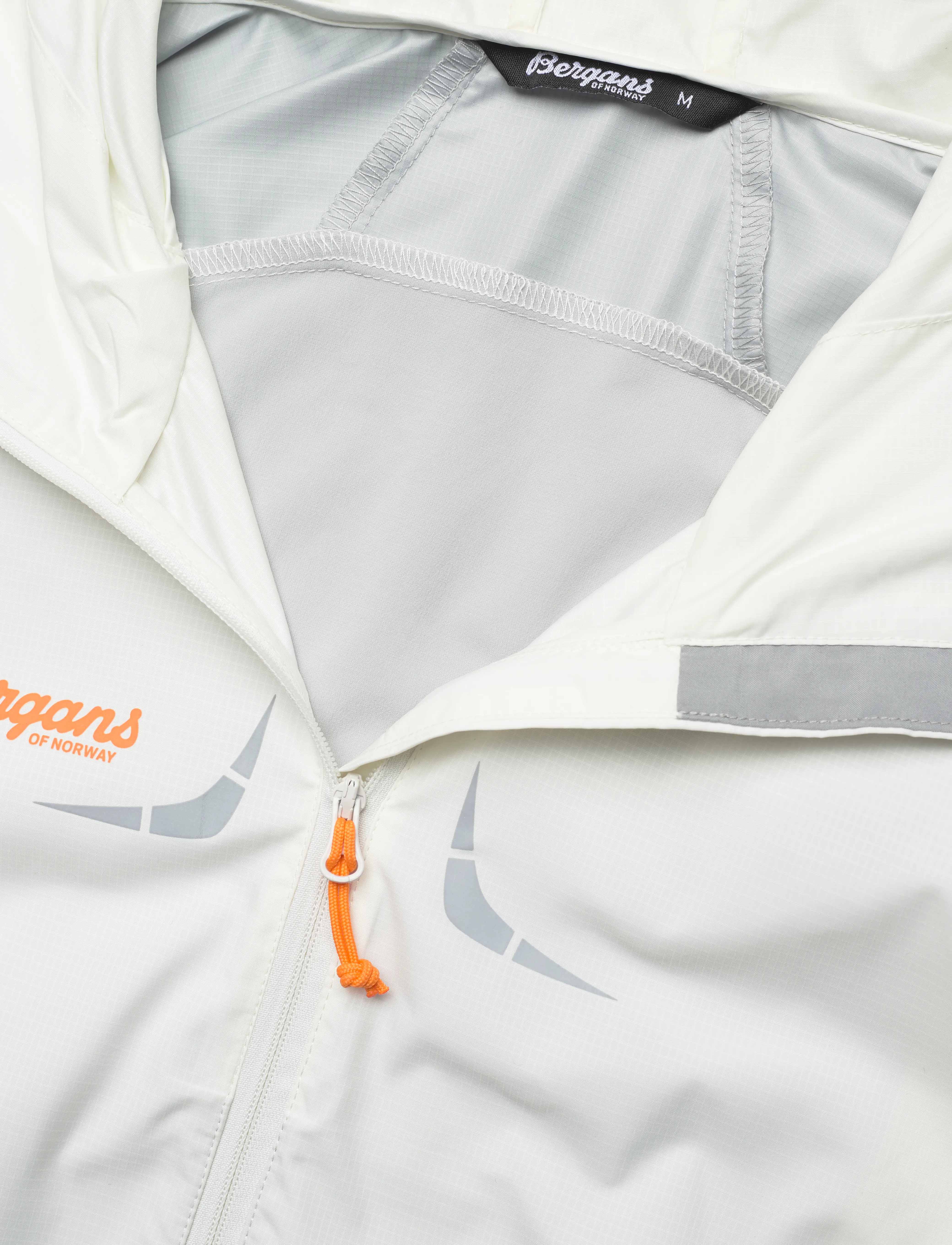 Bergans - Slingsby Ultra Lady Jkt White/Alu/Pumpkin XS - white/alu/pumpkin - 2