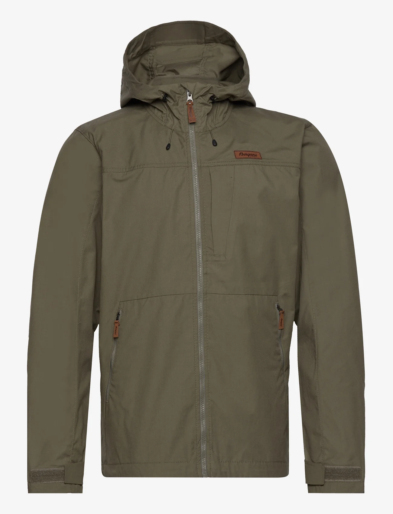 Bergans - Nordmarka Leaf Light Wind Jacket Men - virsjakas un lietusjakas - green mud - 0