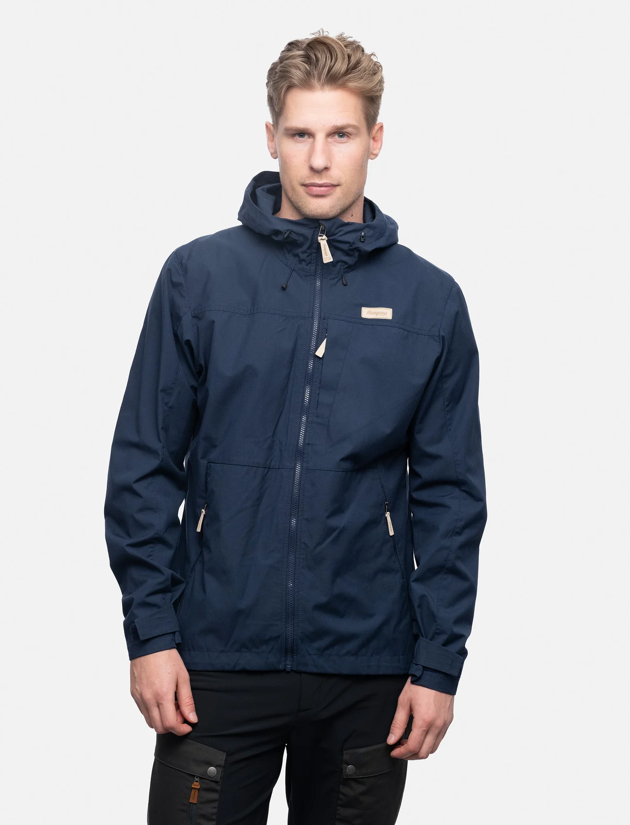 Bergans - Nordmarka Leaf Light Wind Jacket Men - allværsjakker & regnjakker - navy blue - 0