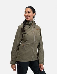 Bergans - Nordmarka Leaf Light Wind Jacket Women - frilufts- & regnjakker - green mud - 6