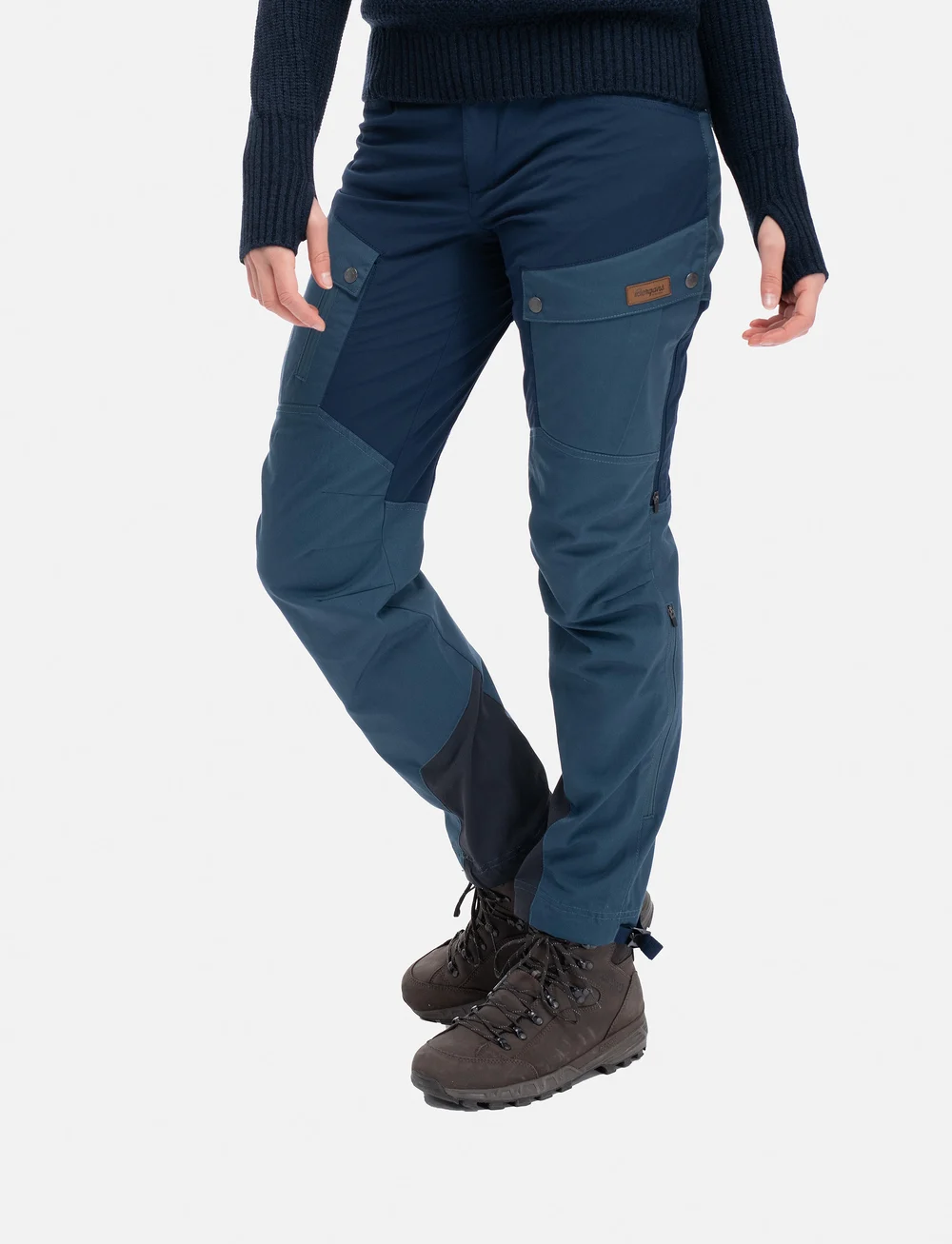 Bergans - Nordmarka Favor Outdoor Pants Women - friluftsbyxor - orion blue/navy blue - 3