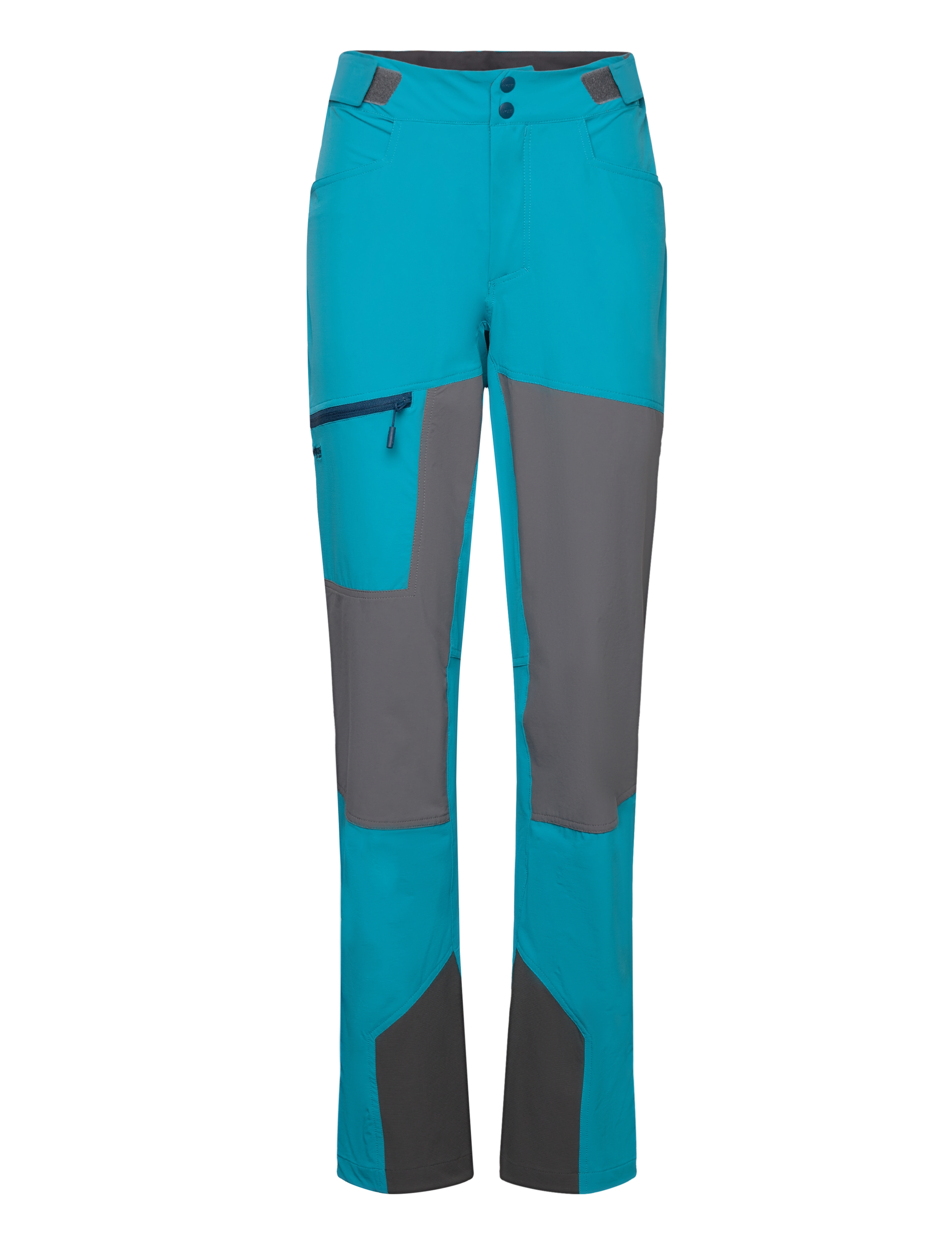 Cecilie Mtn Softshell Pants Energy Red/Red Leaf M - CLEAR ICE BLUE/SOLID DARK GREY