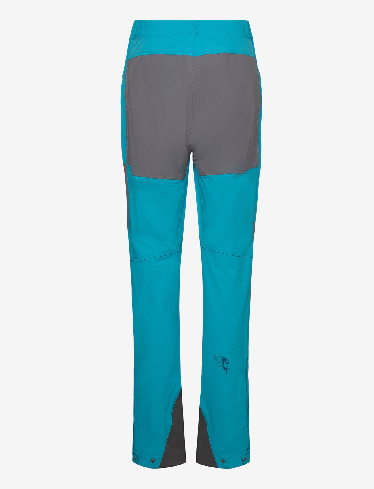 Bergans - Cecilie Mtn Softshell Pants Energy Red/Red Leaf M - clear ice blue/solid dark grey - 1