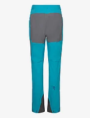 Bergans - Cecilie Mtn Softshell Pants Energy Red/Red Leaf XS - clear ice blue/solid dark grey - 1