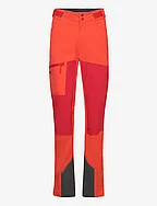 Cecilie Mtn Softshell Pants Energy Red/Red Leaf XS - ENERGY RED/RED LEAF