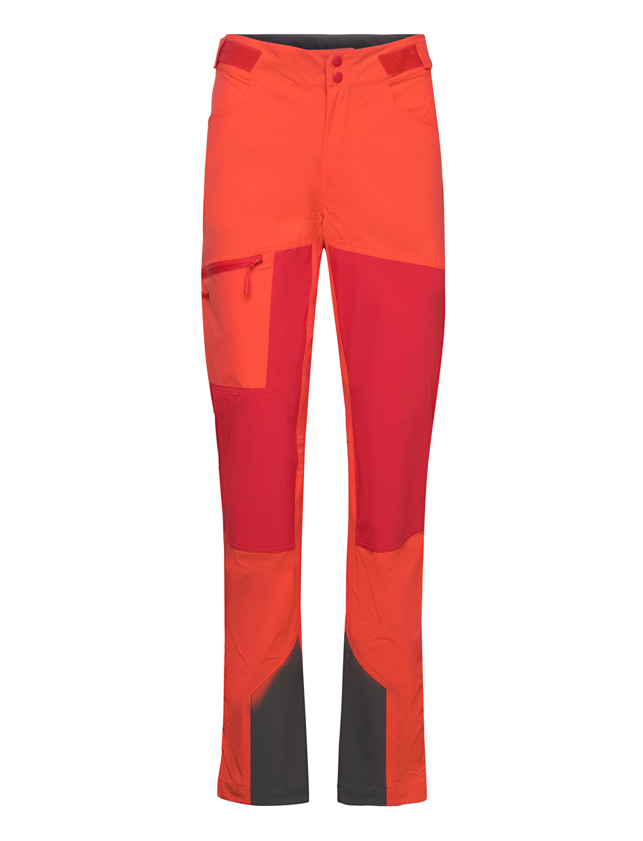 Cecilie Mtn Softshell Pants Energy Red/Red Leaf M - ENERGY RED/RED LEAF