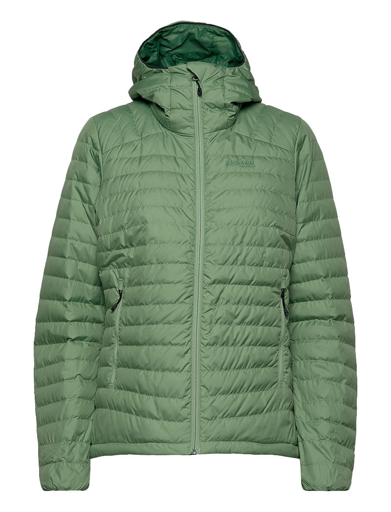 Bergans - Lava Light Down Jacket w/Hood Women Jade Green XS - dunjakker - jade green - 0
