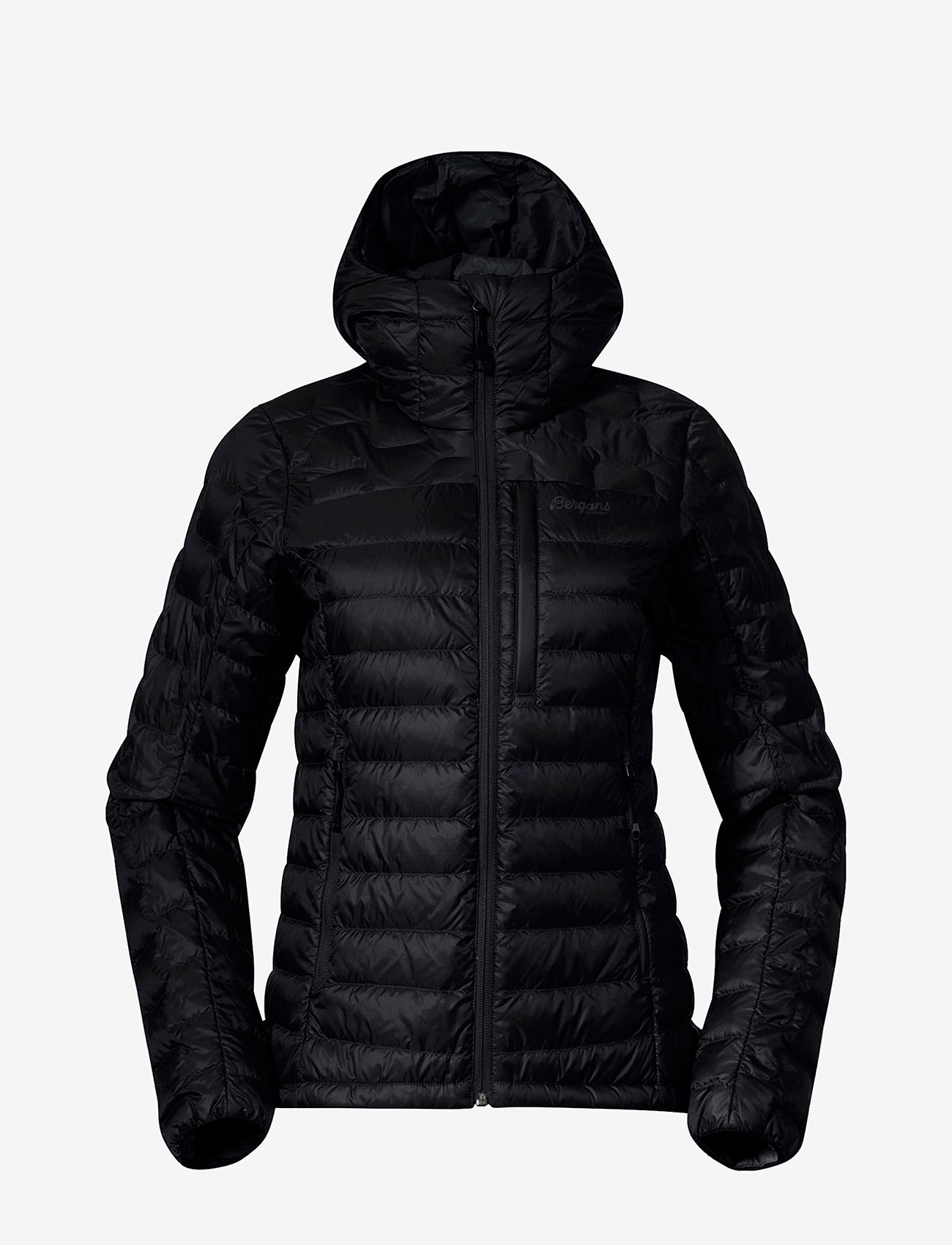 Bergans - Magma Light Down Jacket w/Hood Women - Žieminės striukės - black - 0