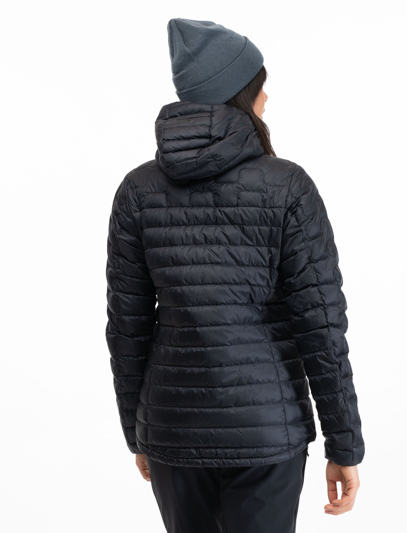Bergans - Magma Light Down Jacket w/Hood Women - Žieminės striukės - black - 1