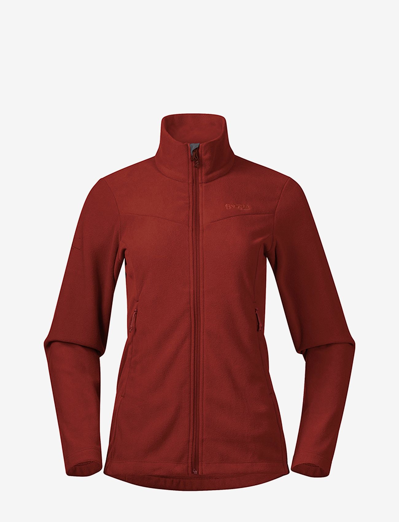 Bergans - Finnsnes Fleece W Jacket - mid layer jackets - chianti red - 0