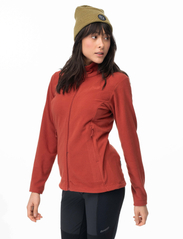 Bergans - Finnsnes Fleece W Jacket - mid layer jackets - chianti red - 2