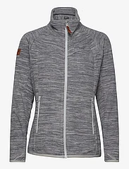 Bergans - Hareid Fleece W Jacket NoHood Brick XS - hoodies - aluminium - 0