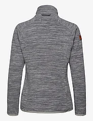 Bergans - Hareid Fleece W Jacket NoHood Brick XS - hoodies - aluminium - 1