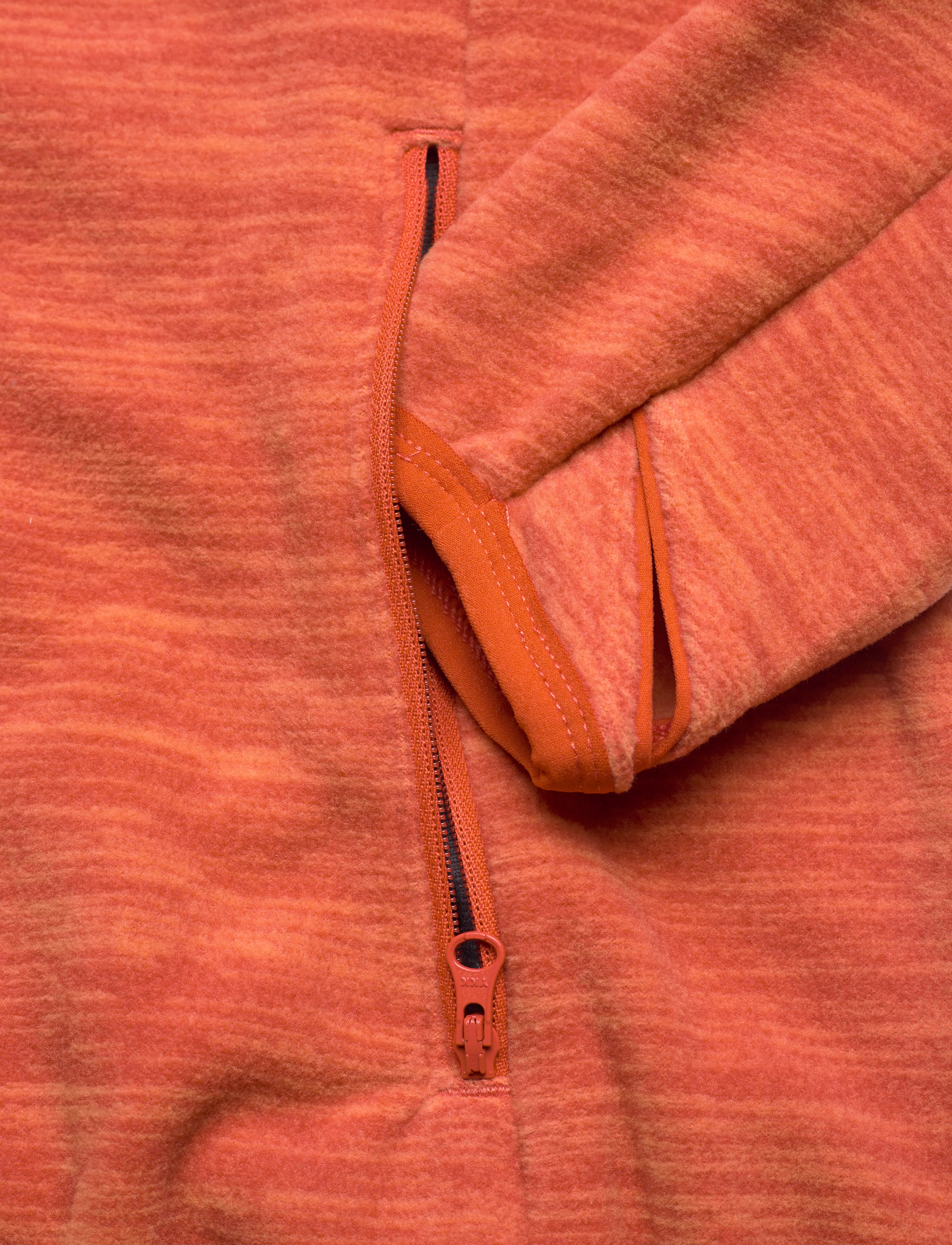 Bergans - Hareid Fleece W Jacket NoHood - midlayer-jakker - brick - 3