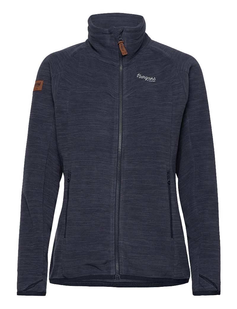 Bergans - Hareid Fleece W Jacket NoHood - flīsa un siltās jakas - dark navy - 0